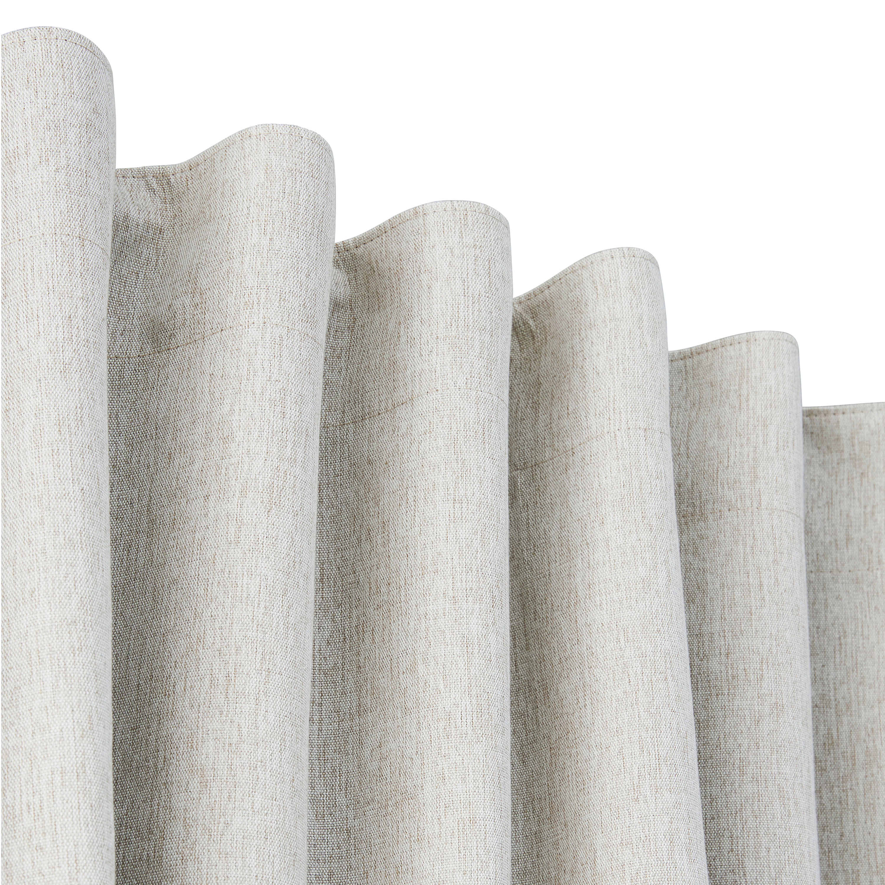 Svanefors Colin Blackout Vorhanglänge Beige 350cm 2er-Pack