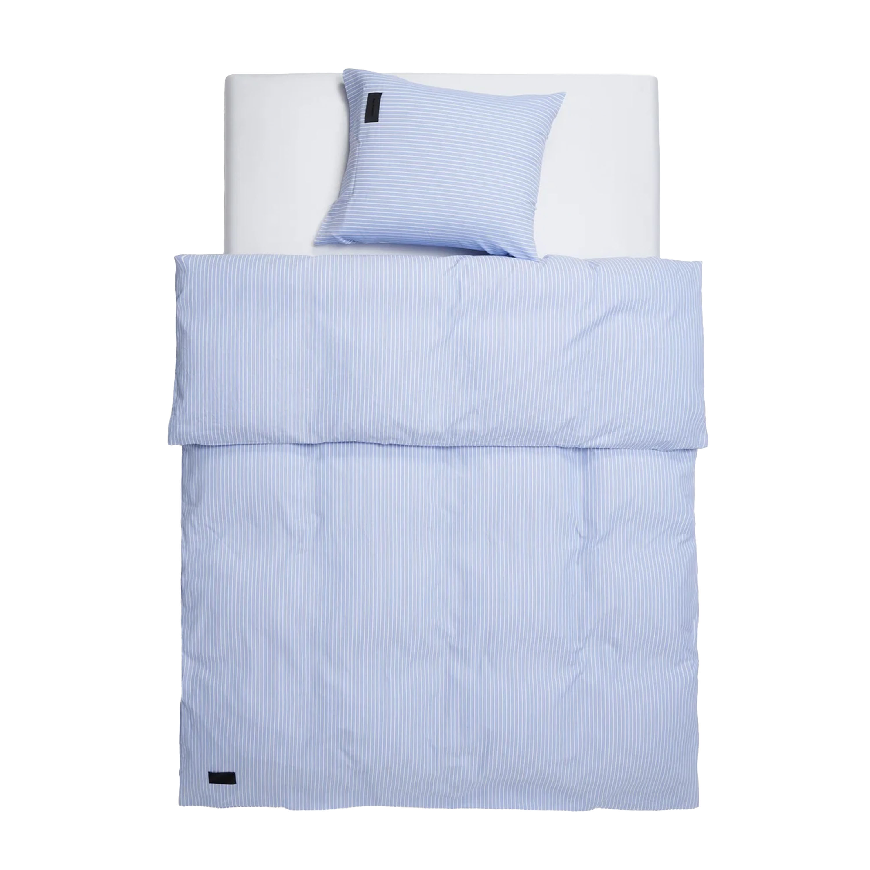 Magniberg Wall Street Oxford Dynetrekk Striped Light Blue 150x210