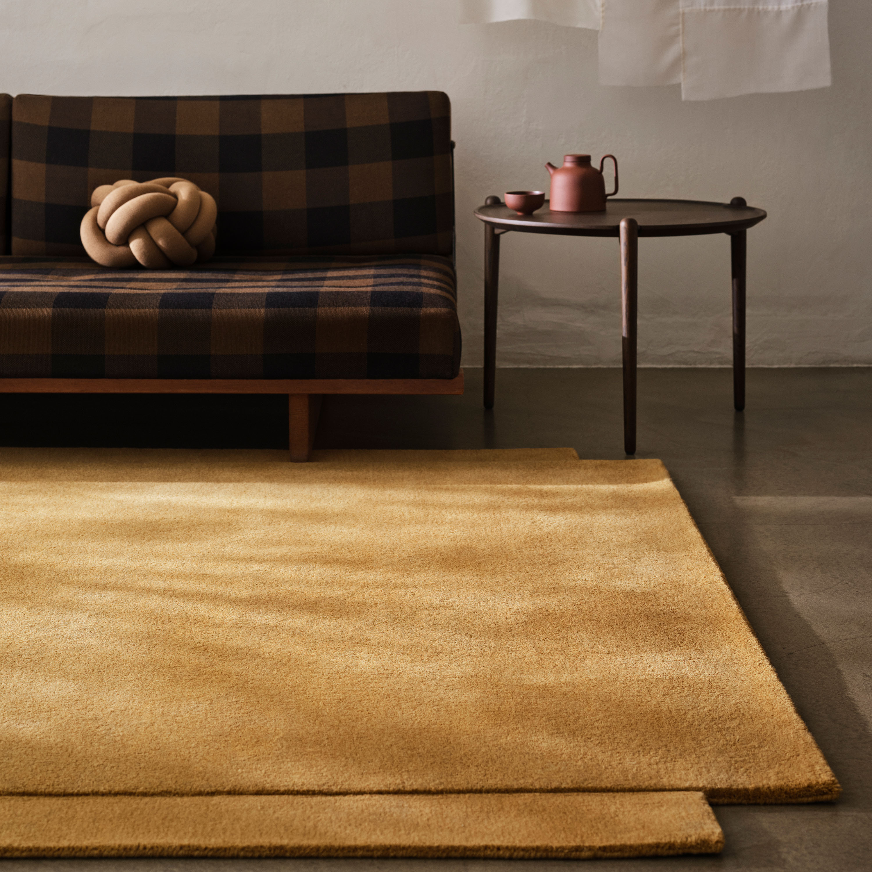 Design House Stockholm Level Ullmatta Yellow Ochre 200x300