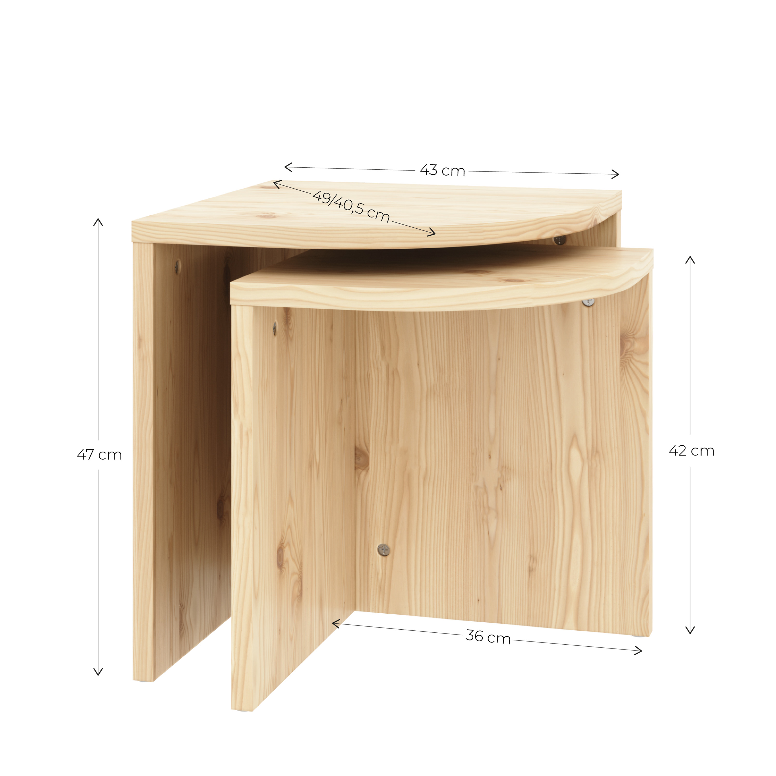 Karup Design Combine Sohvapöytä Luonnonväri