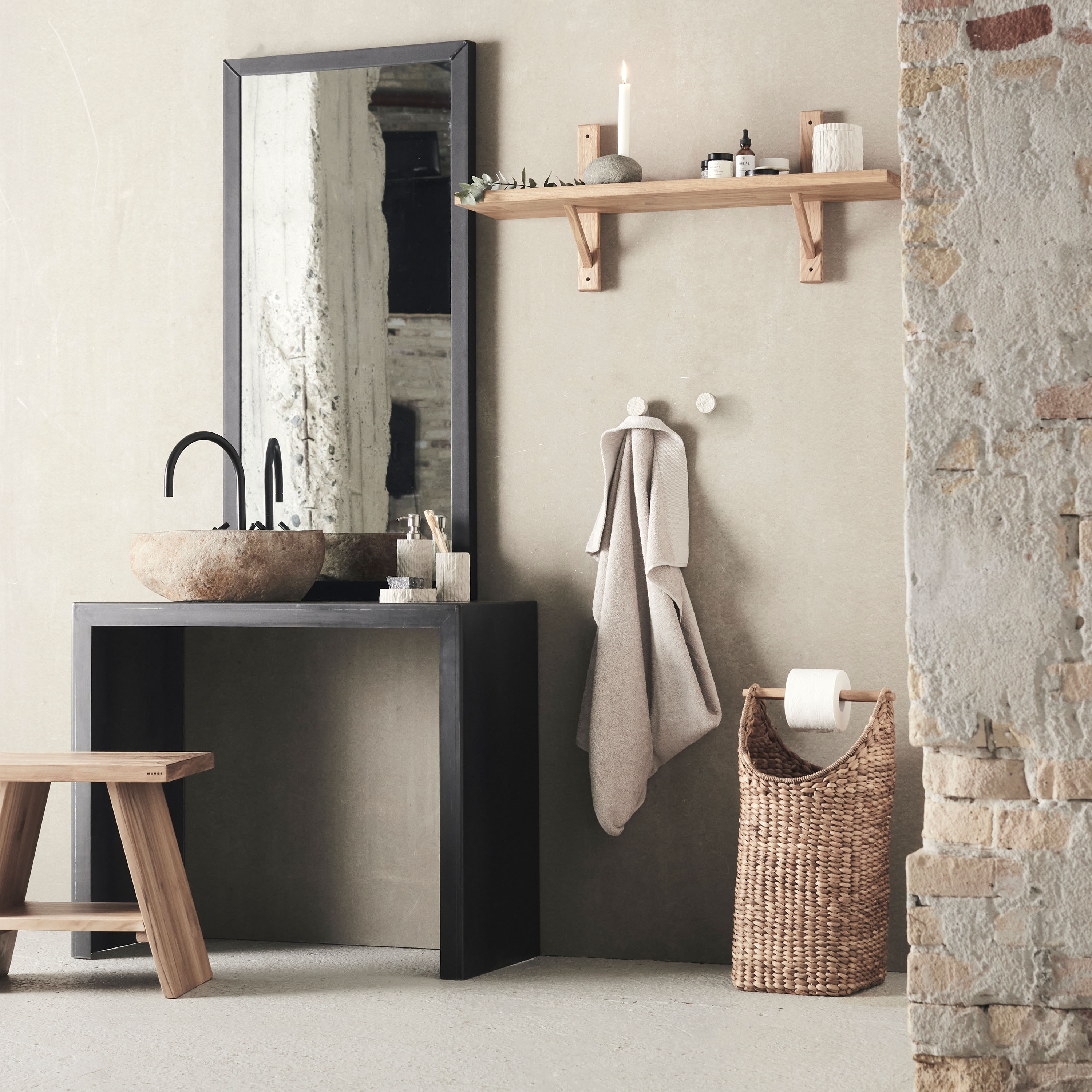 Muubs Toronto Wandregal Nature Oak 93x35