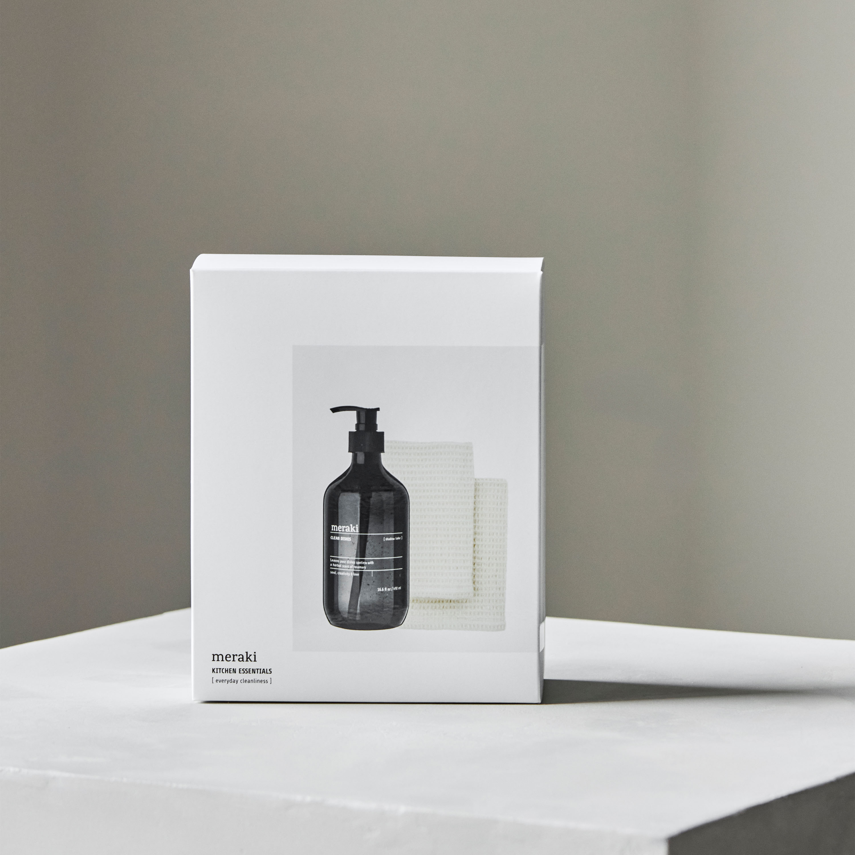 Meraki Presentask Diskmedel Shadow lake &amp; MkBeige 490ml