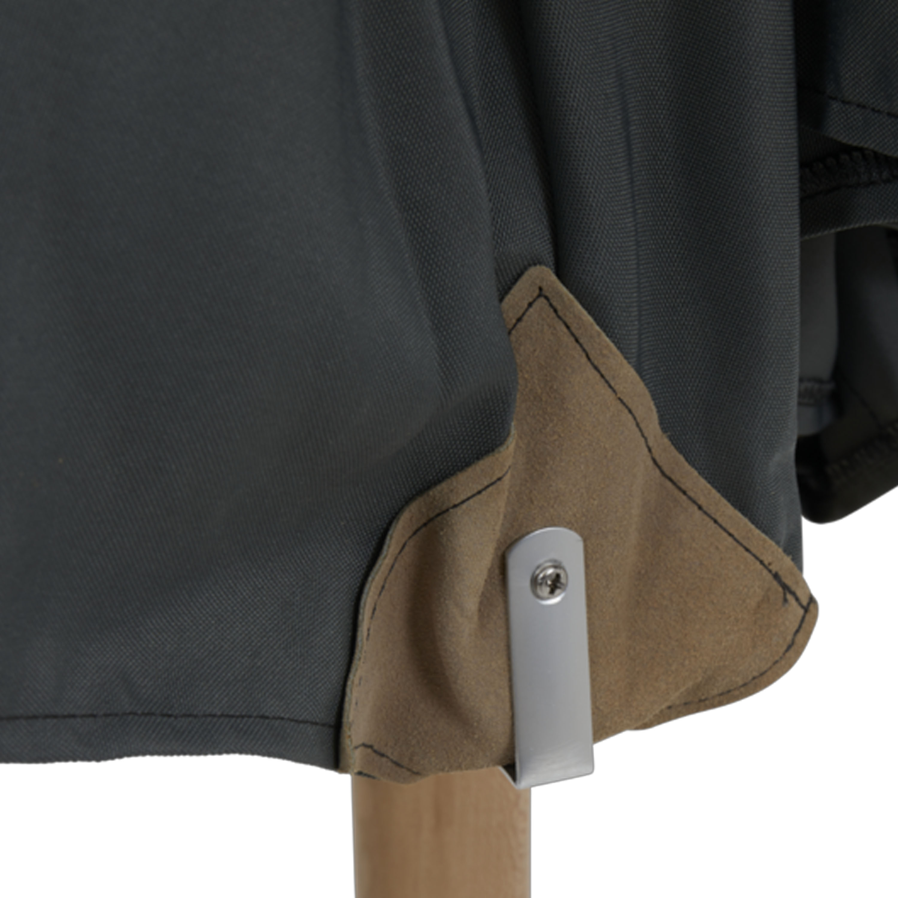 Brafab Parma Parasoll Natur/grå 350cm