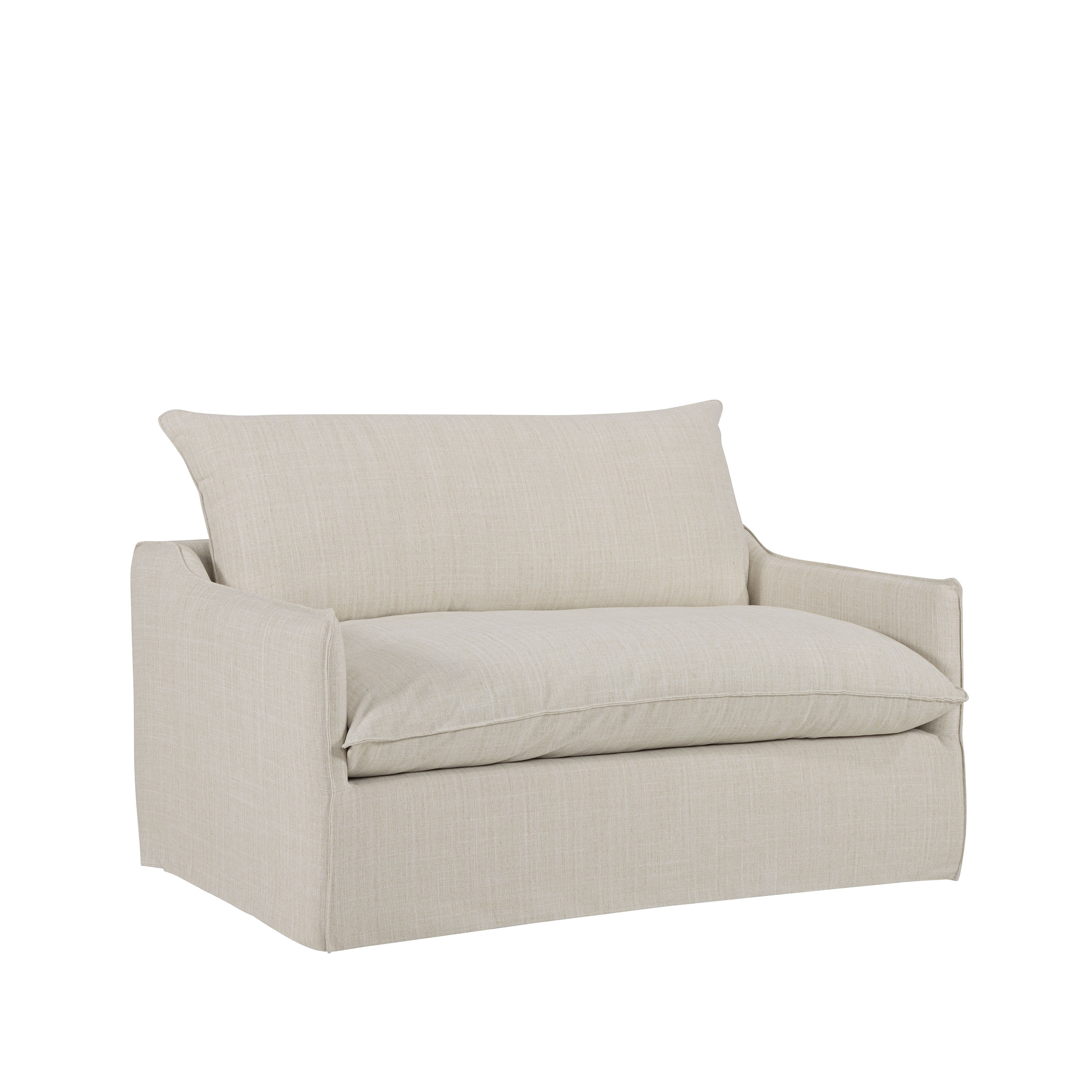 Sleepo Collection Grace Love Seat Light Linen 136 cm