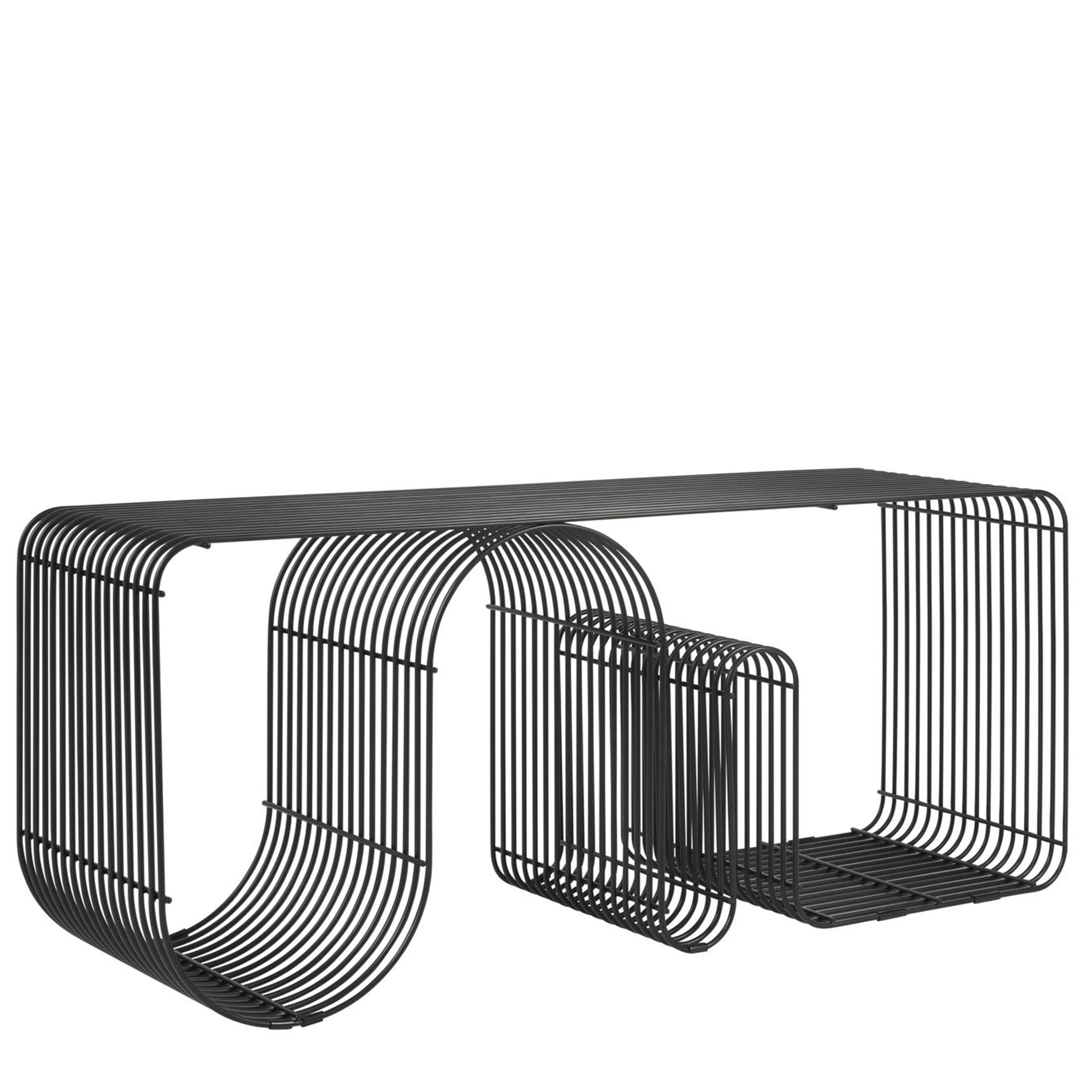Curva Bänk Black 100cm