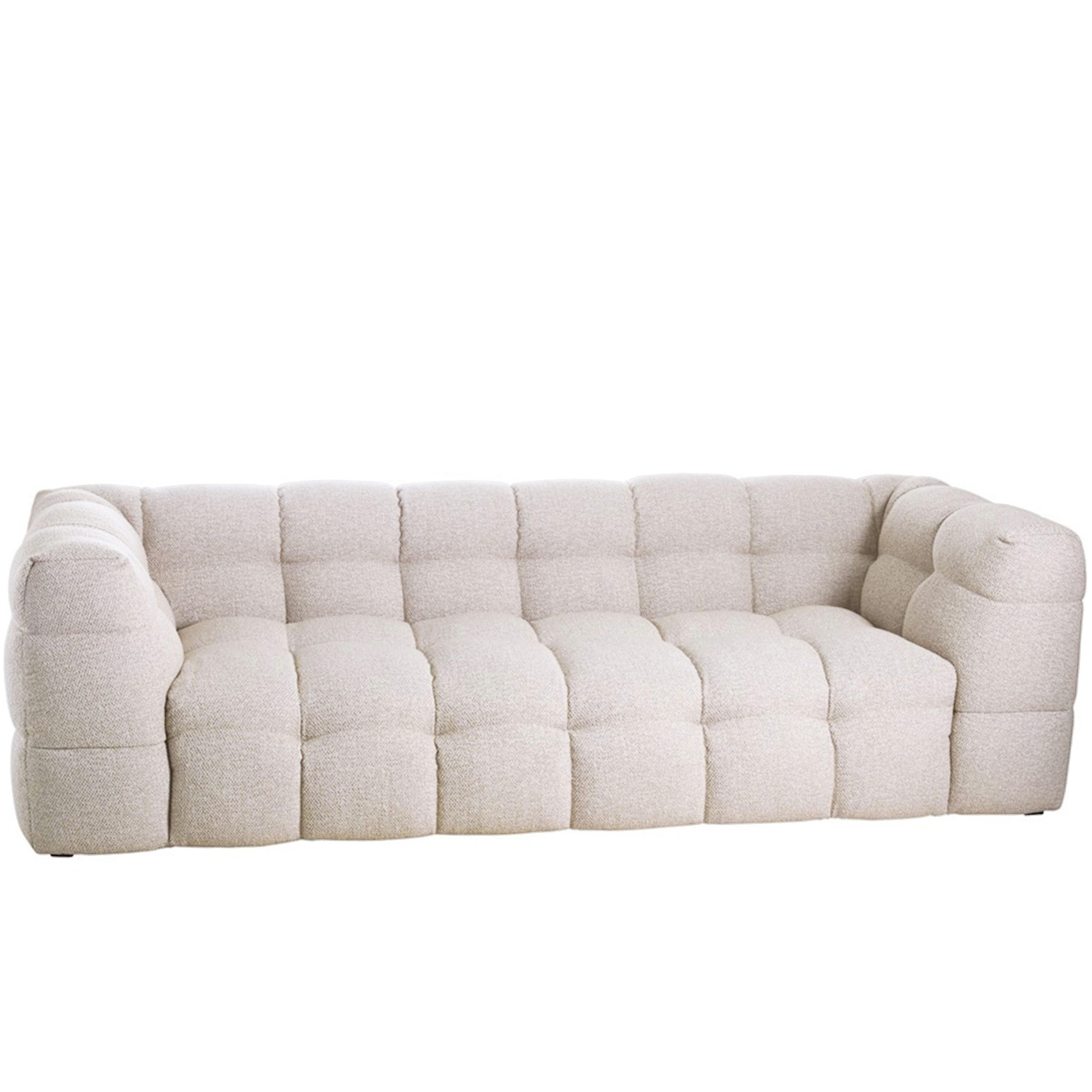 Billie 3-istuttava Sohva Beige Bouclé
