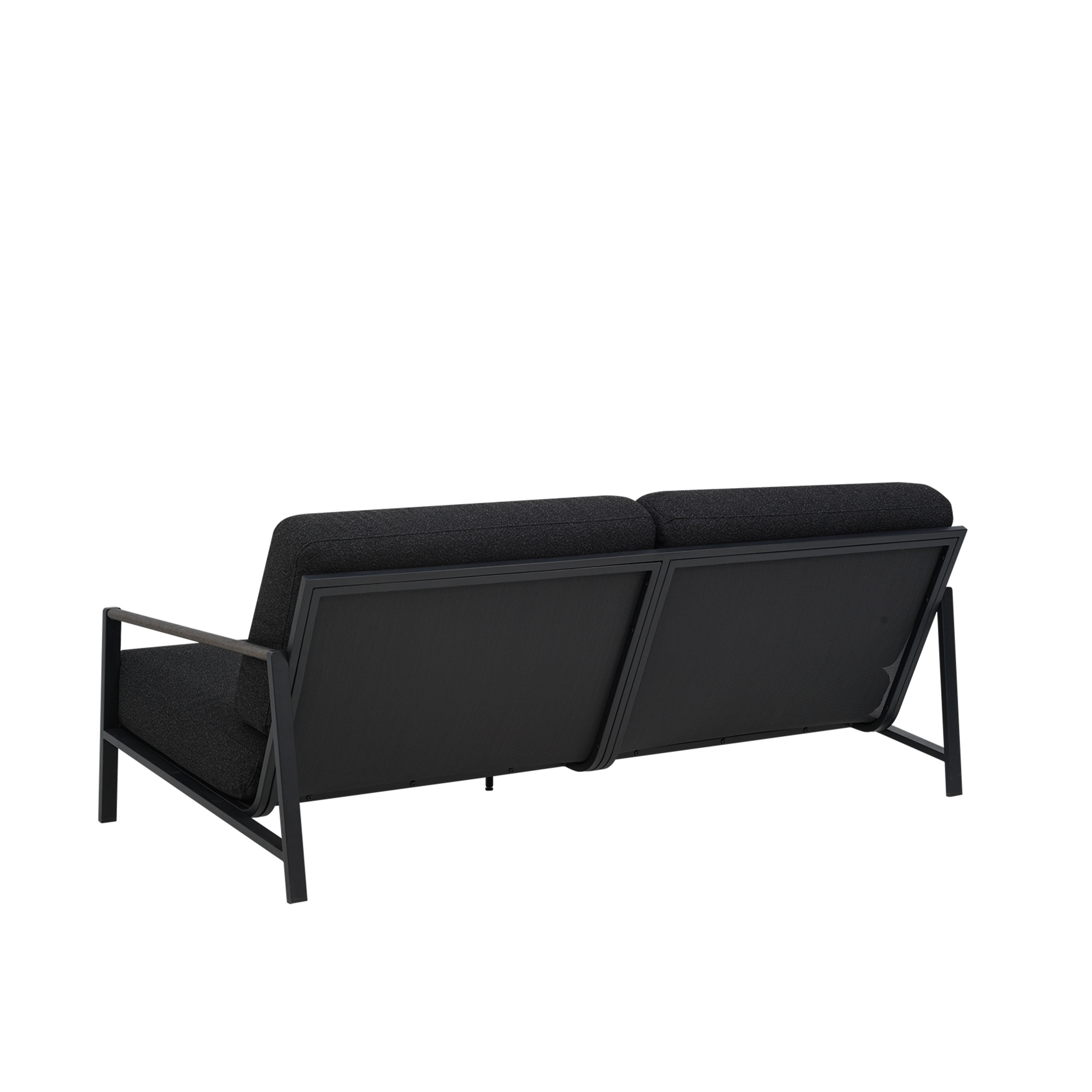 Brafab Lyra 2,5-sits Soffa Black/Teddy Black 193cm