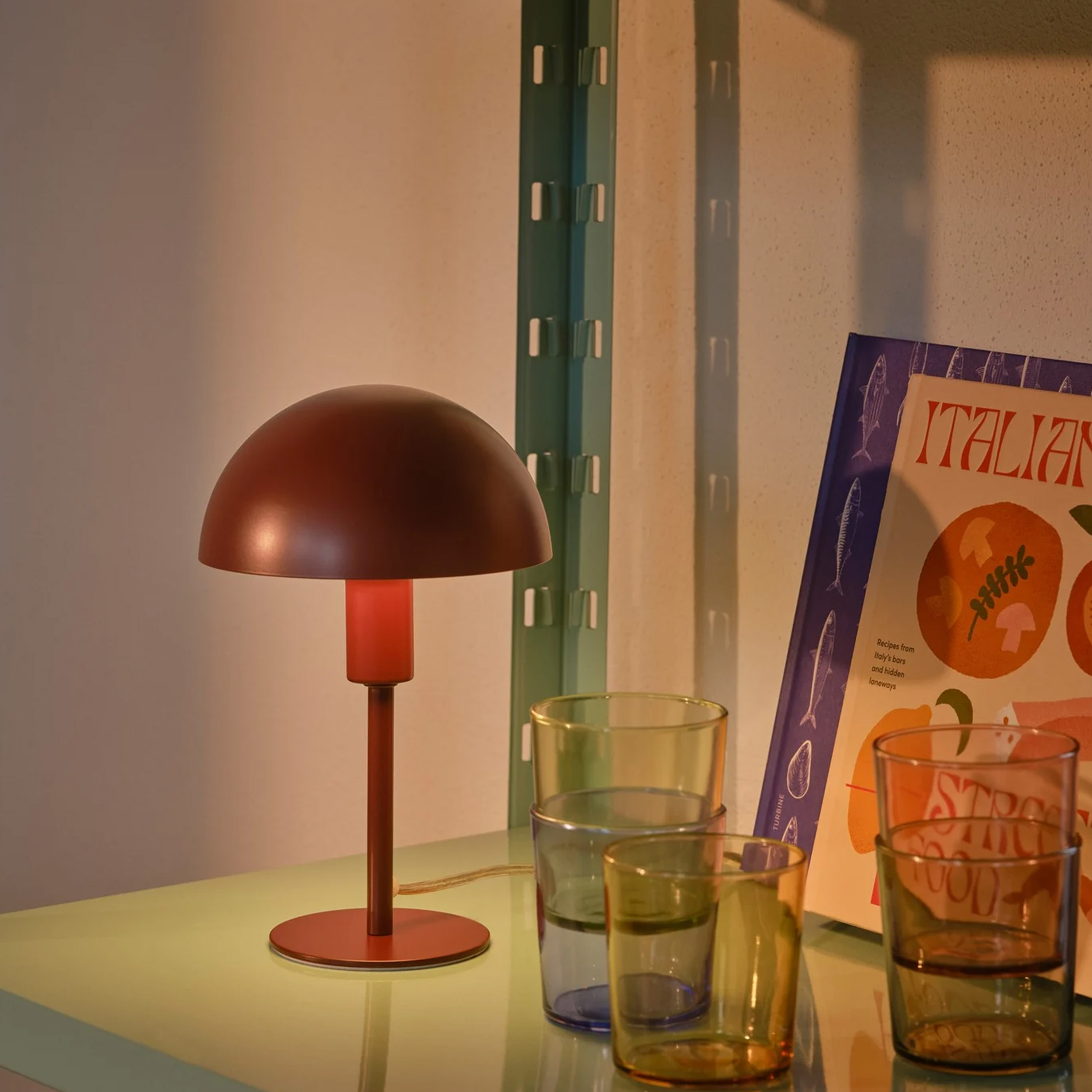 Nordlux Ellen Mini Pöytävalaisin Bordeaux 25cm