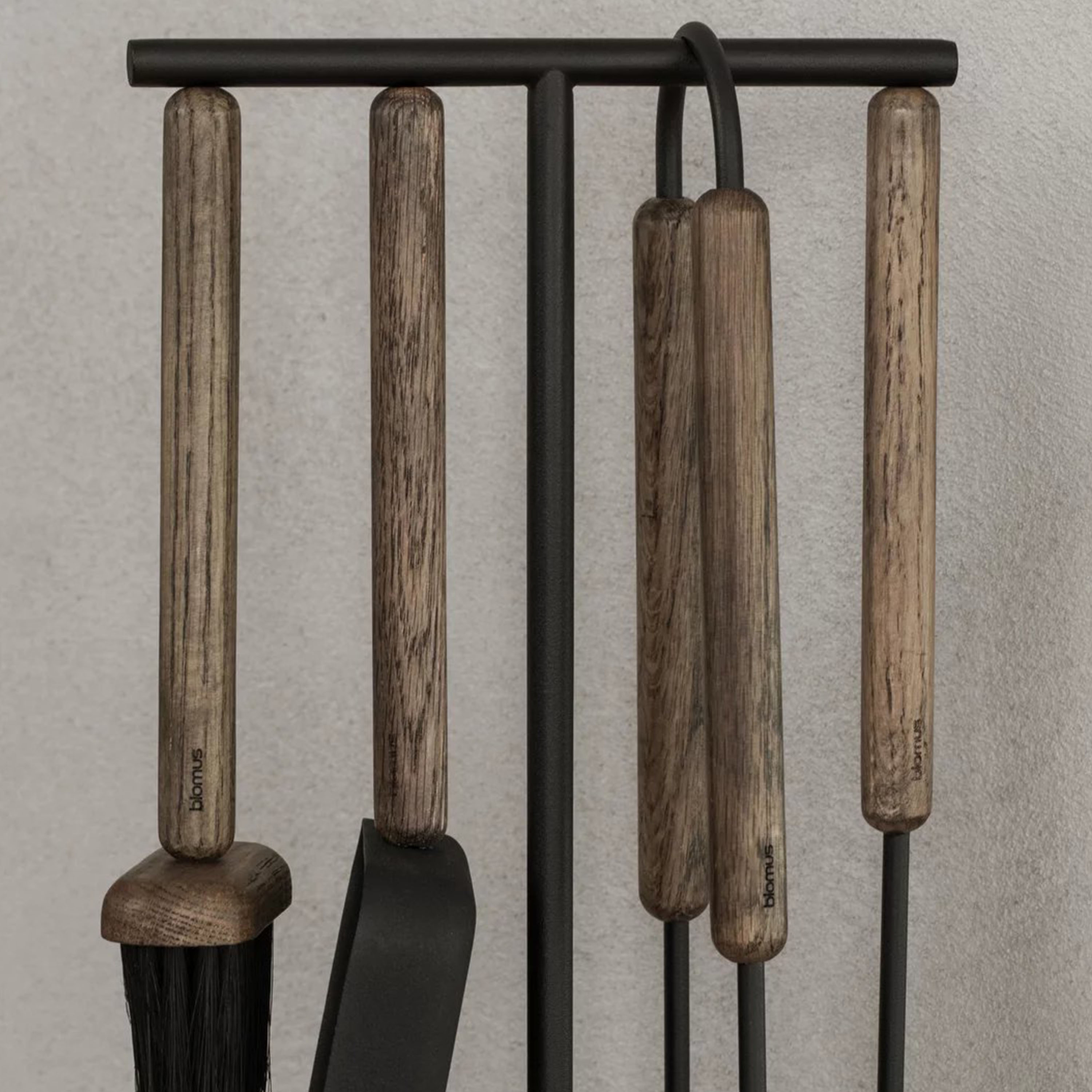 Blomus Ashi Komfyrverktøy 5 Deler Brown 75cm