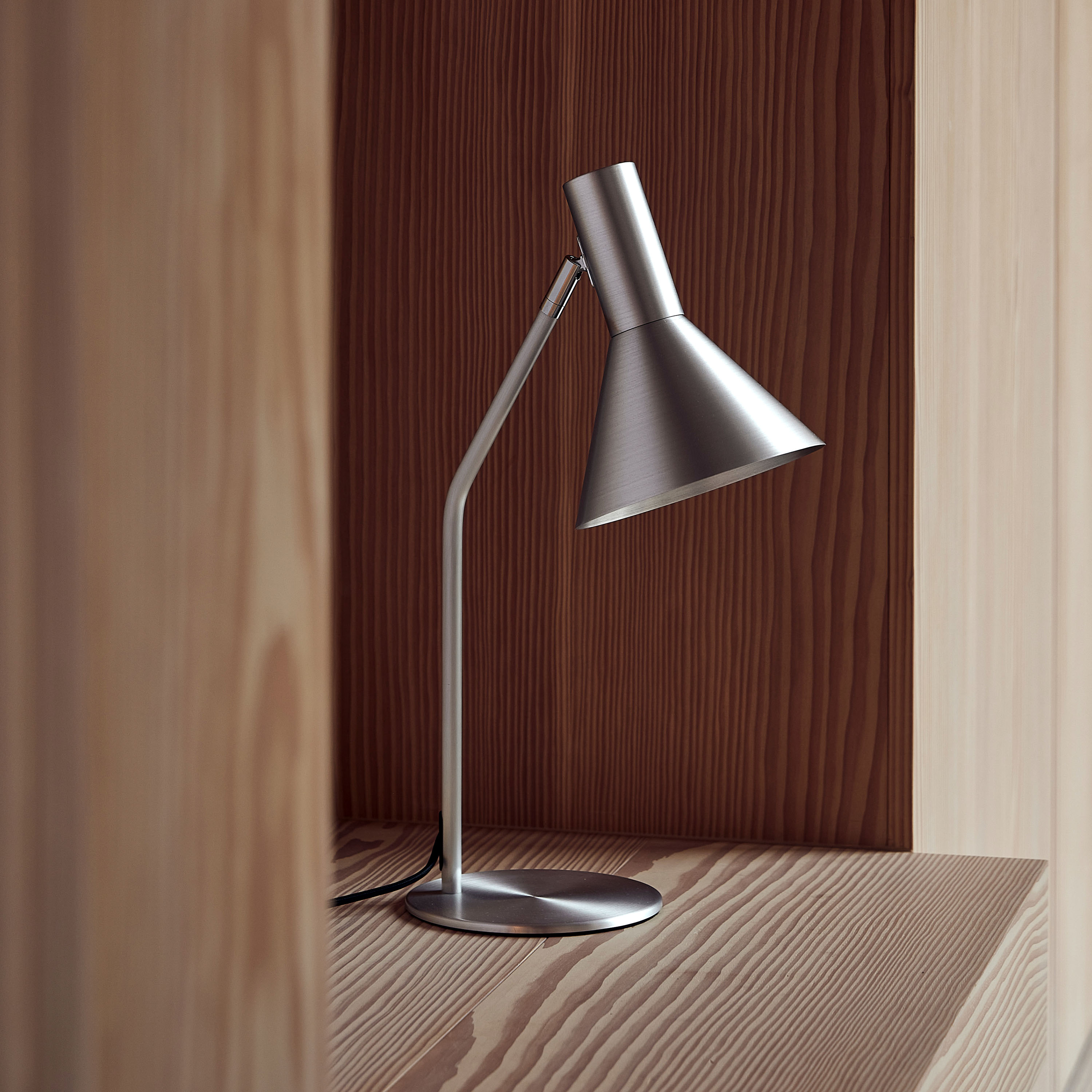 Frandsen Lyss Bordslampa Brushed Aluminium 50cm