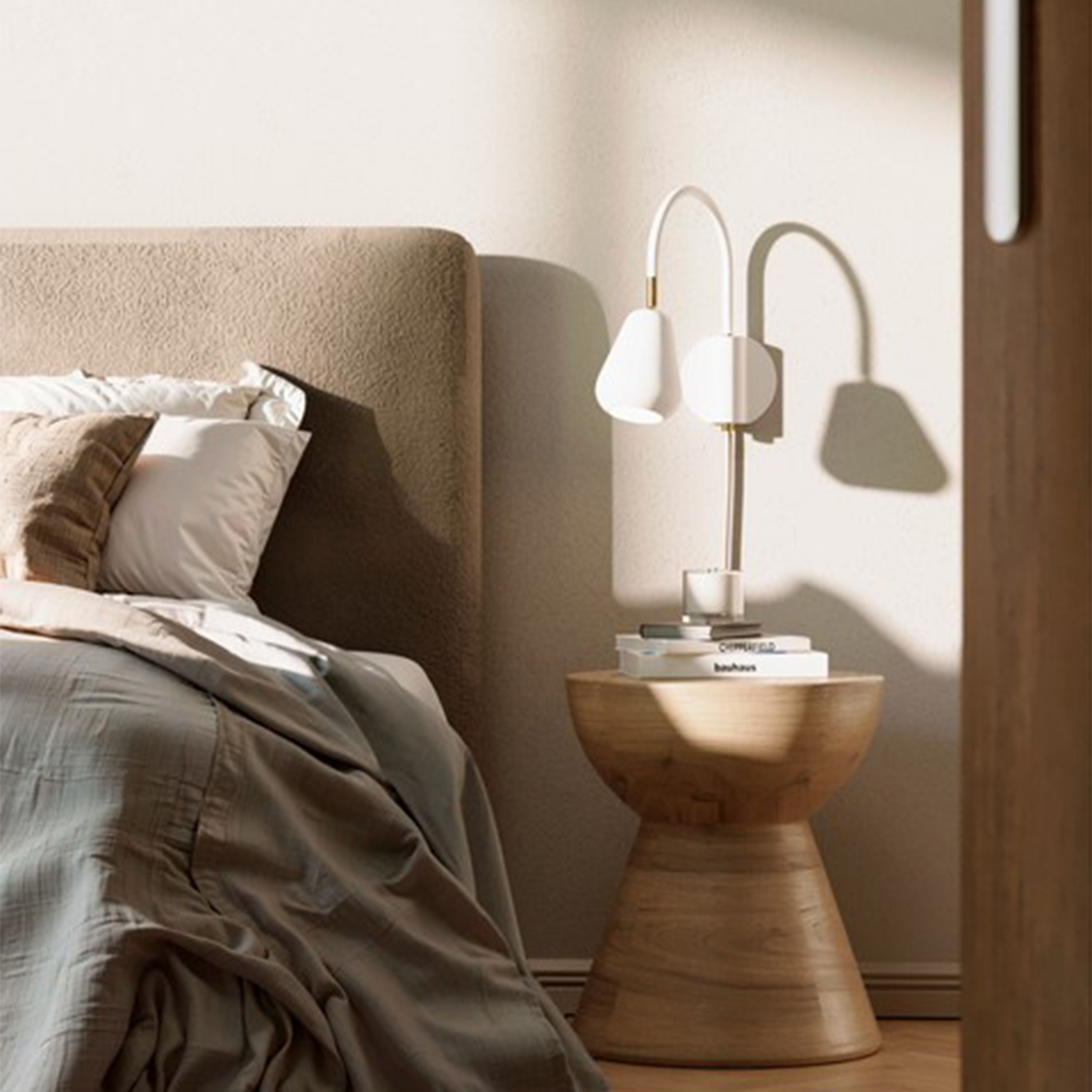 Nuura Anoli Spot Vägglampa Nordic Gold/White