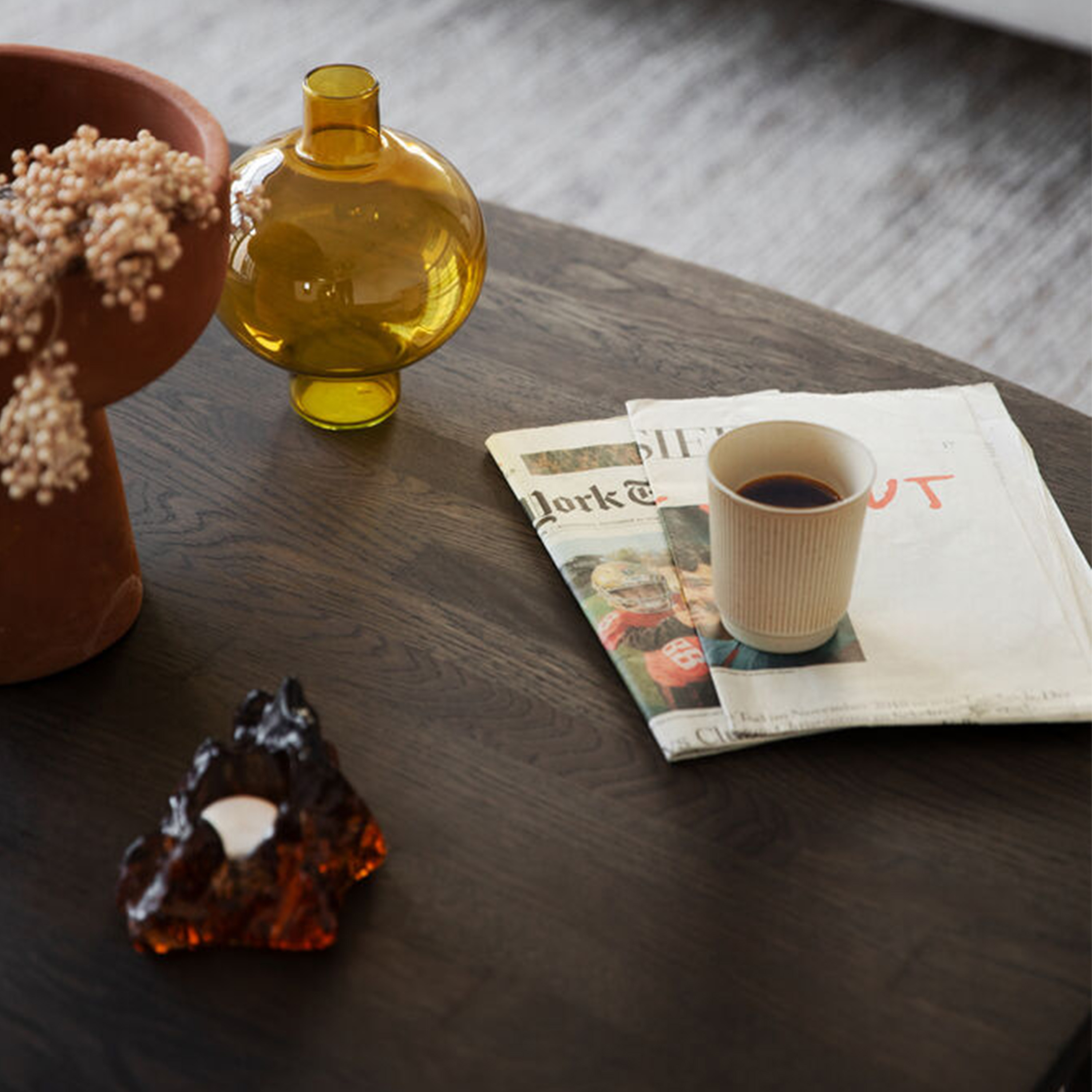 Rowico Home Tompkins Soffbord Brun 90x90cm