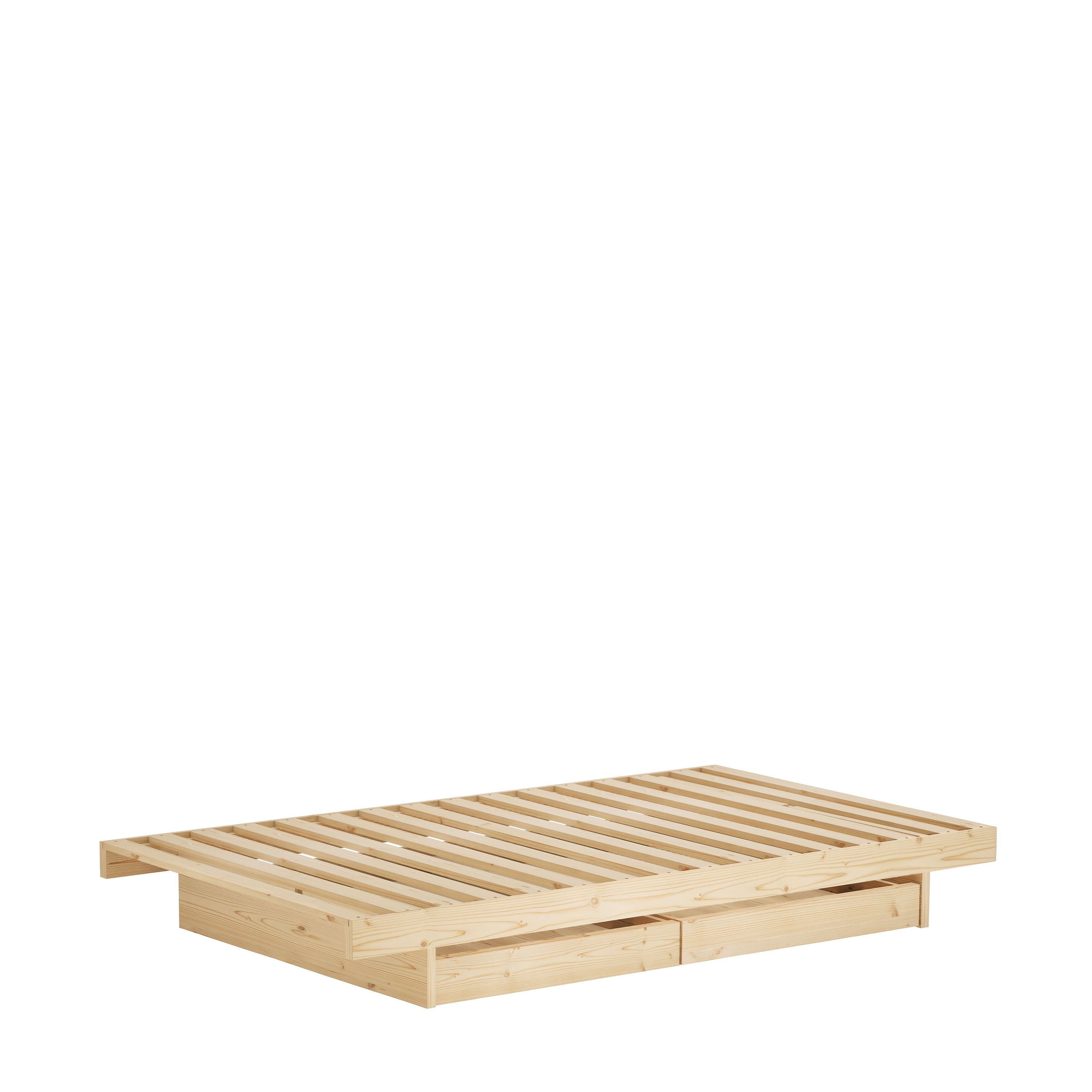 Kanso Sengeramme inkl. 2 Skuffer Raw 90cm