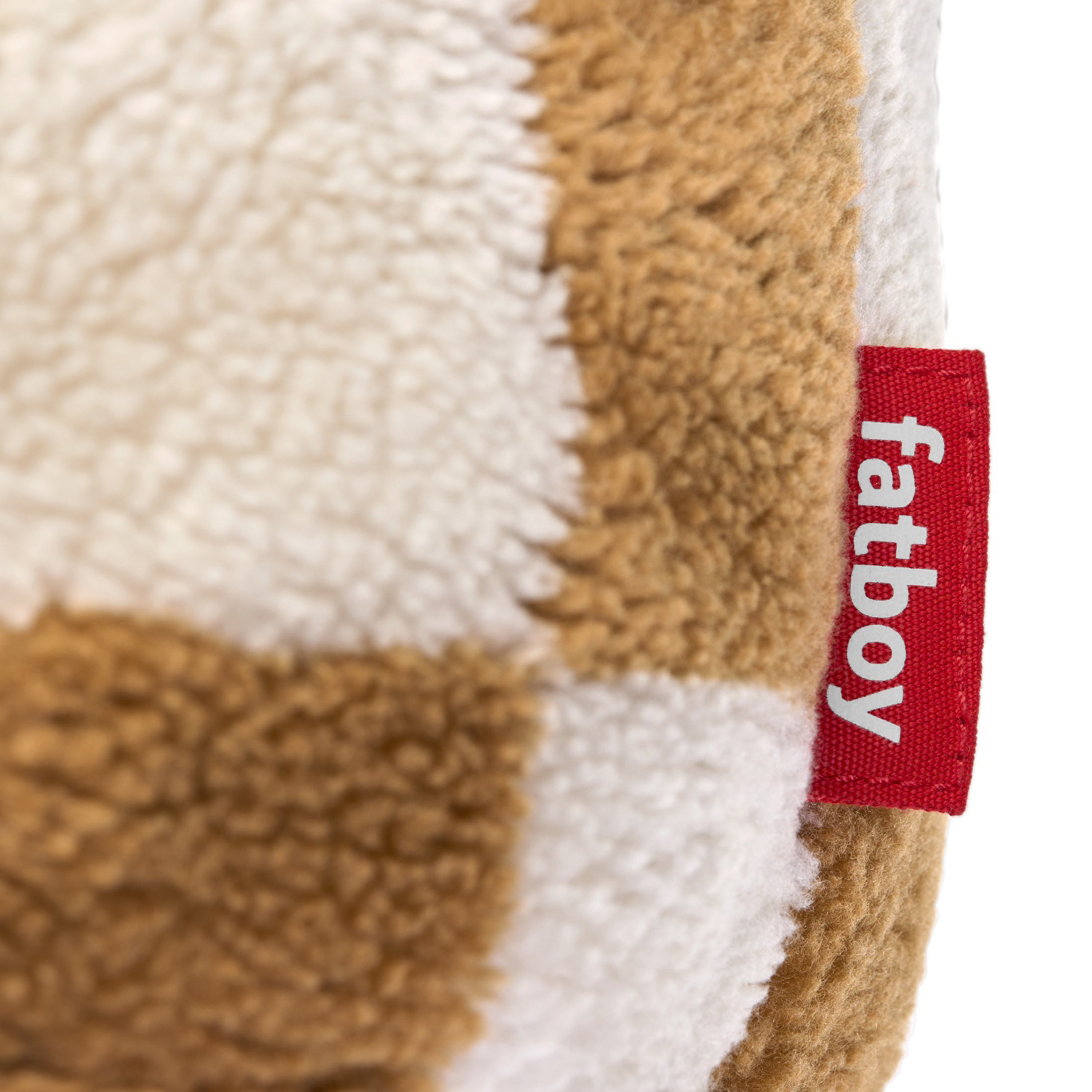 Fatboy Point Teddy Chess  Istuintyyny Mantelivalkoinen