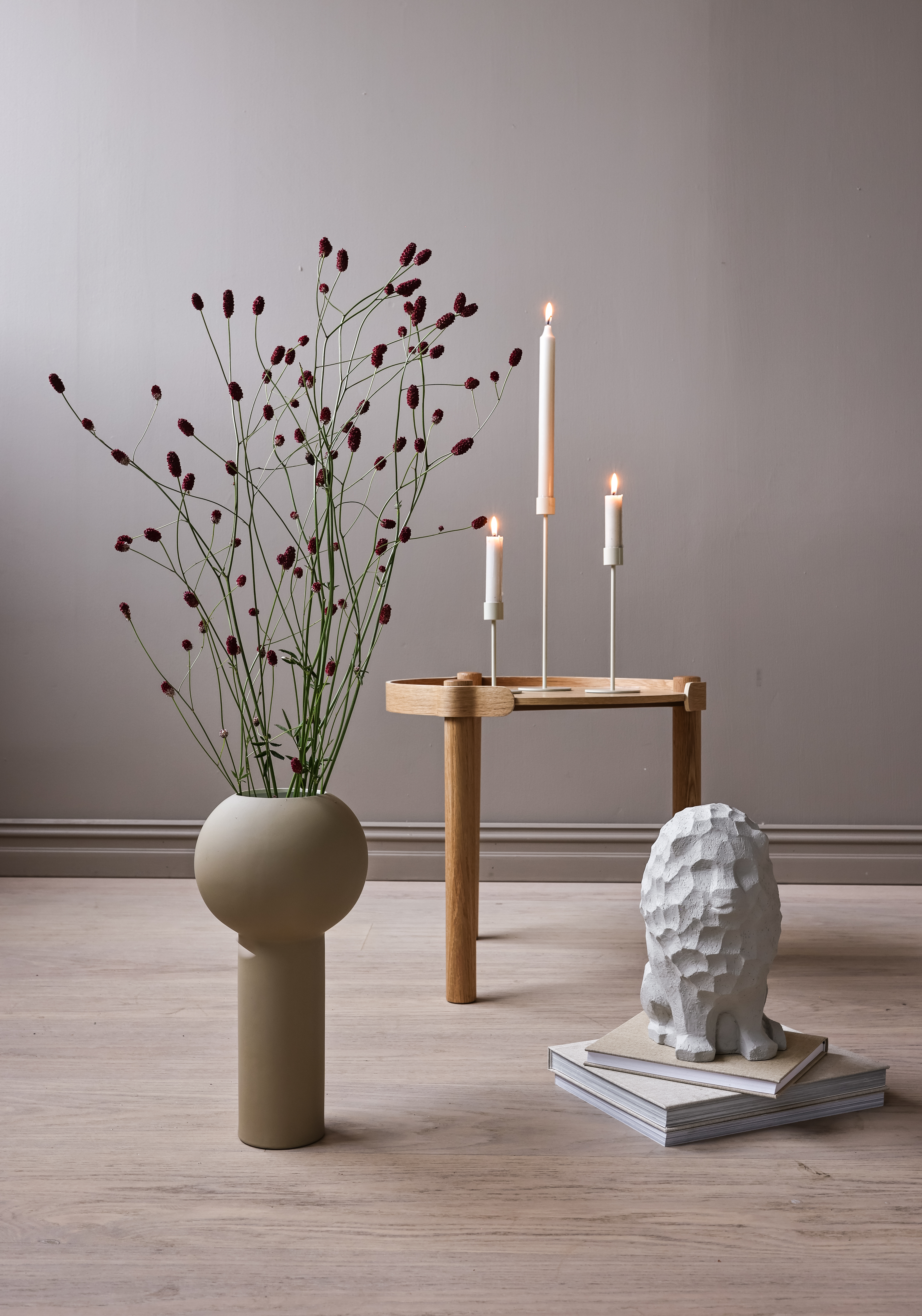 Cooee Design Lysestake Sand 13 cm