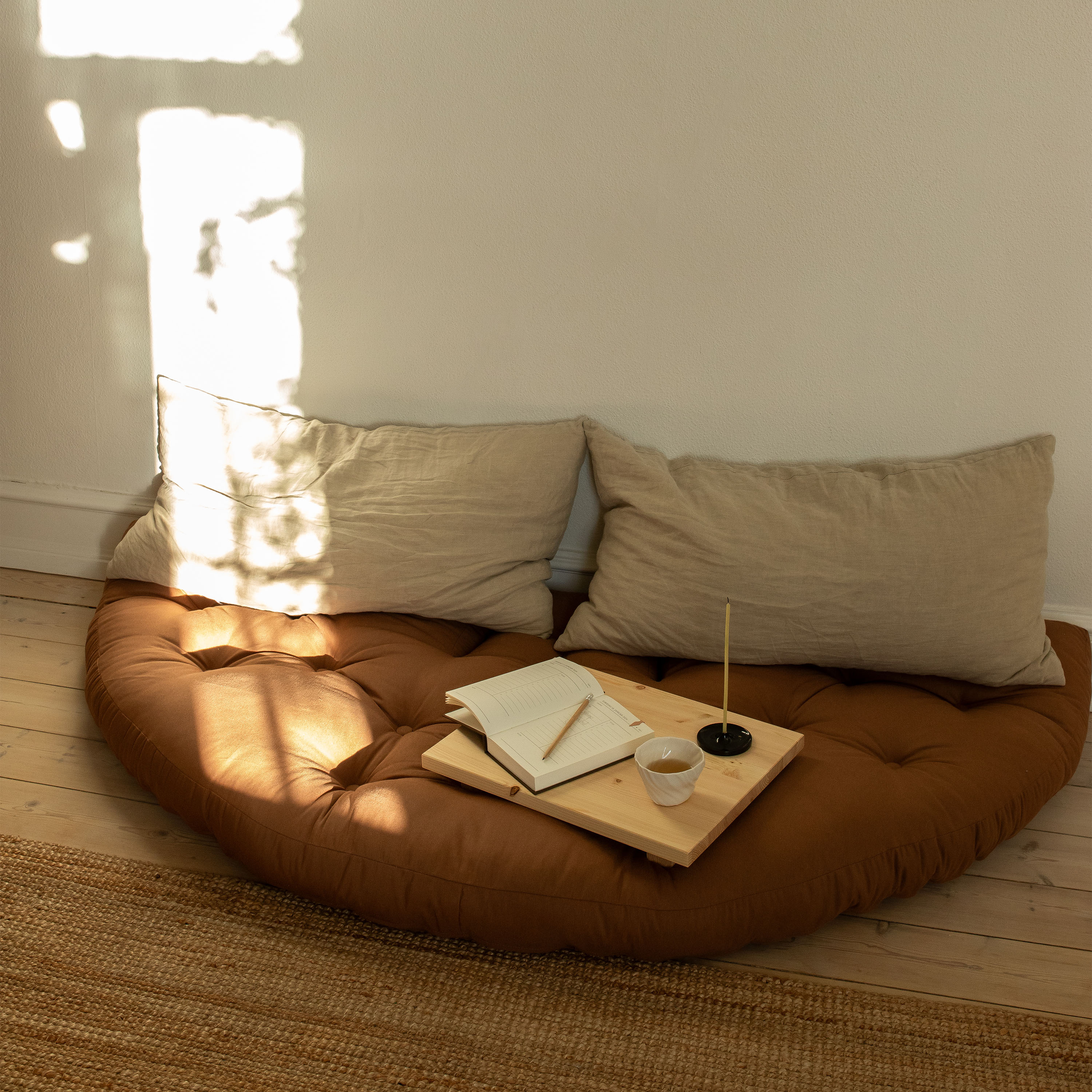 Karup Design Dock Sängbord Natur 34x45 2-pack