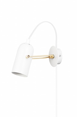 Swan Wandlampe Mini Weiß