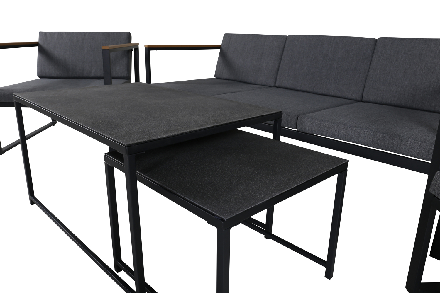 Venture Home Dakar Loungegrupp inkl Bord Grey/Black