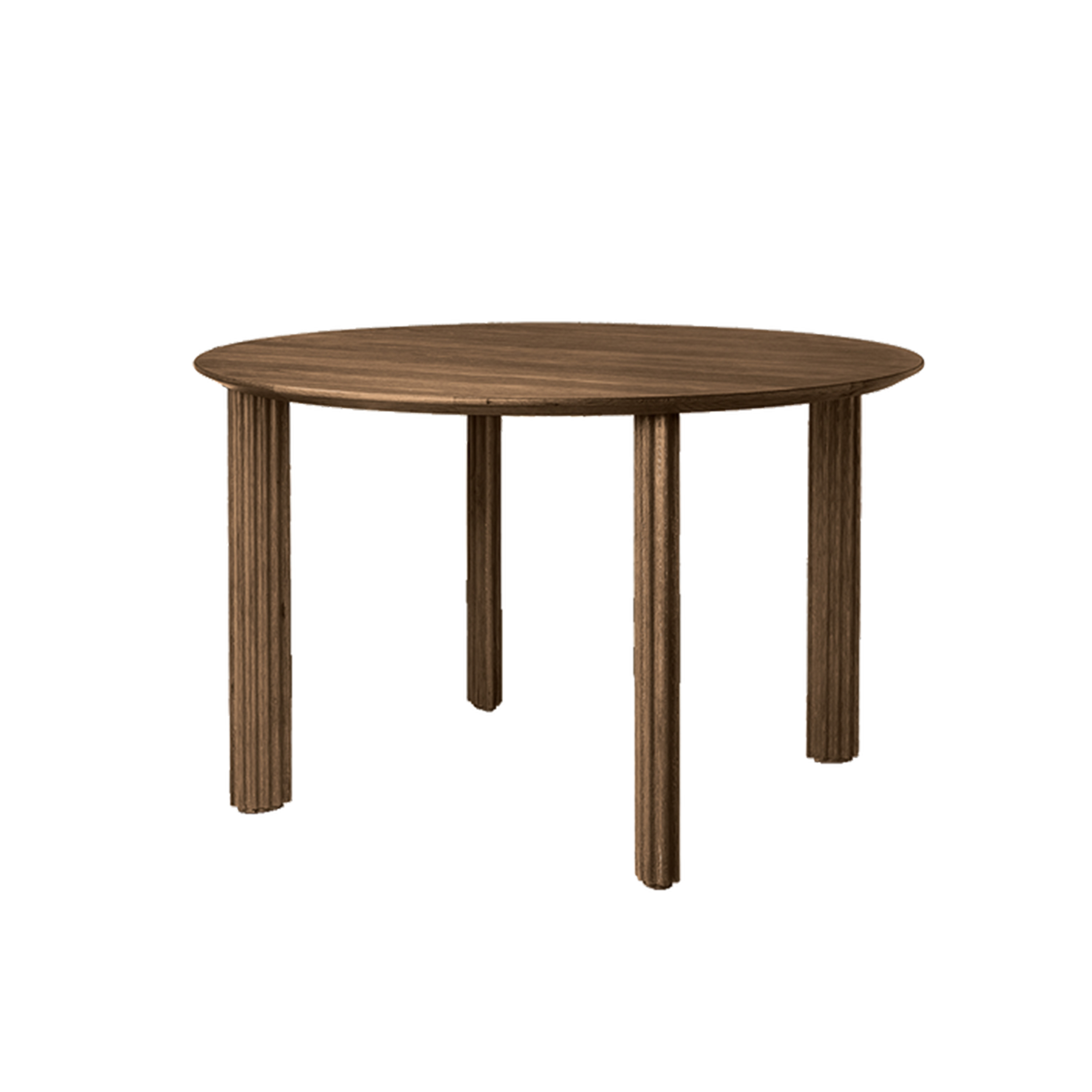 Comfort Circle Matbord Dark Oak Ø120