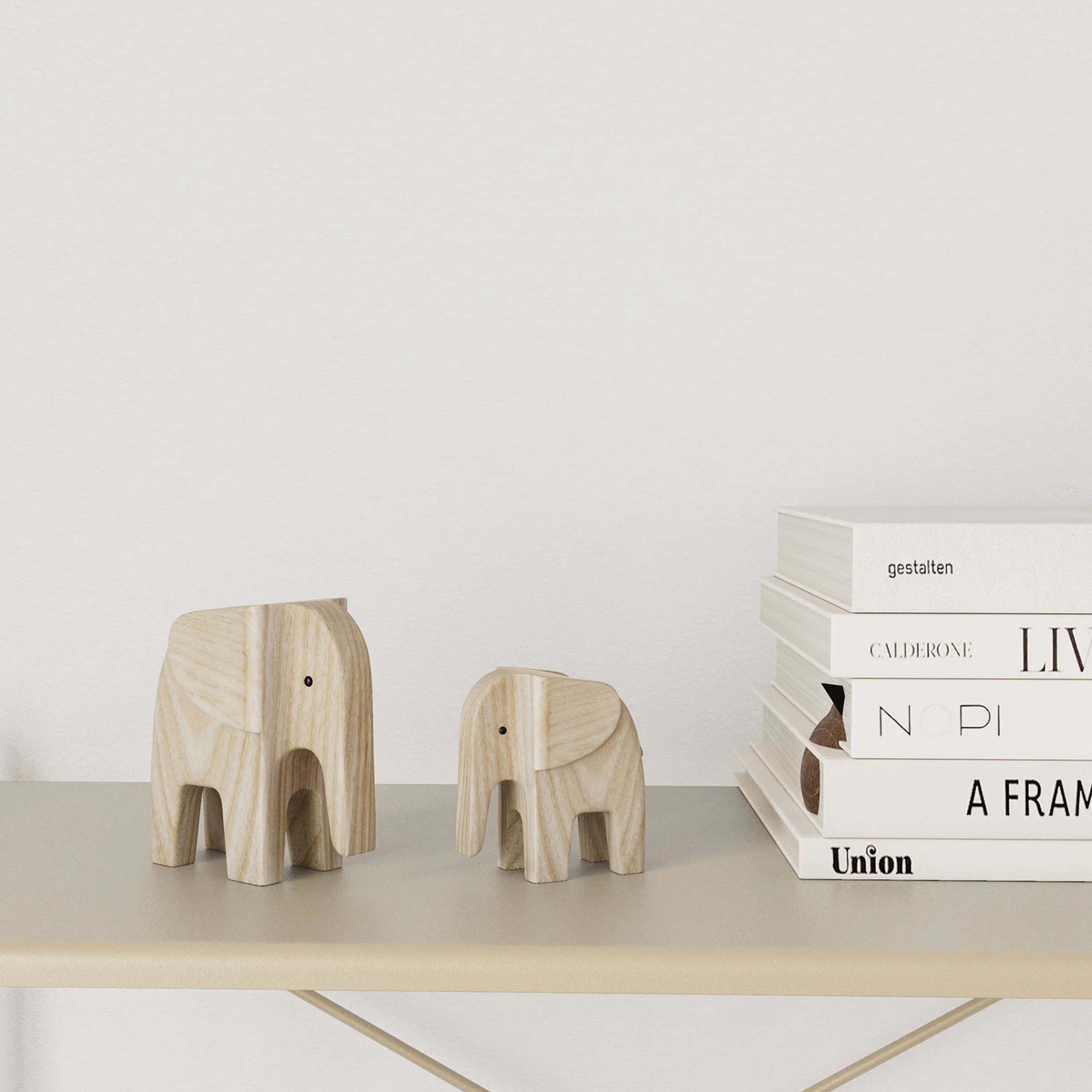 Novoform Baby Elephant Dekoration Natürliche Esche