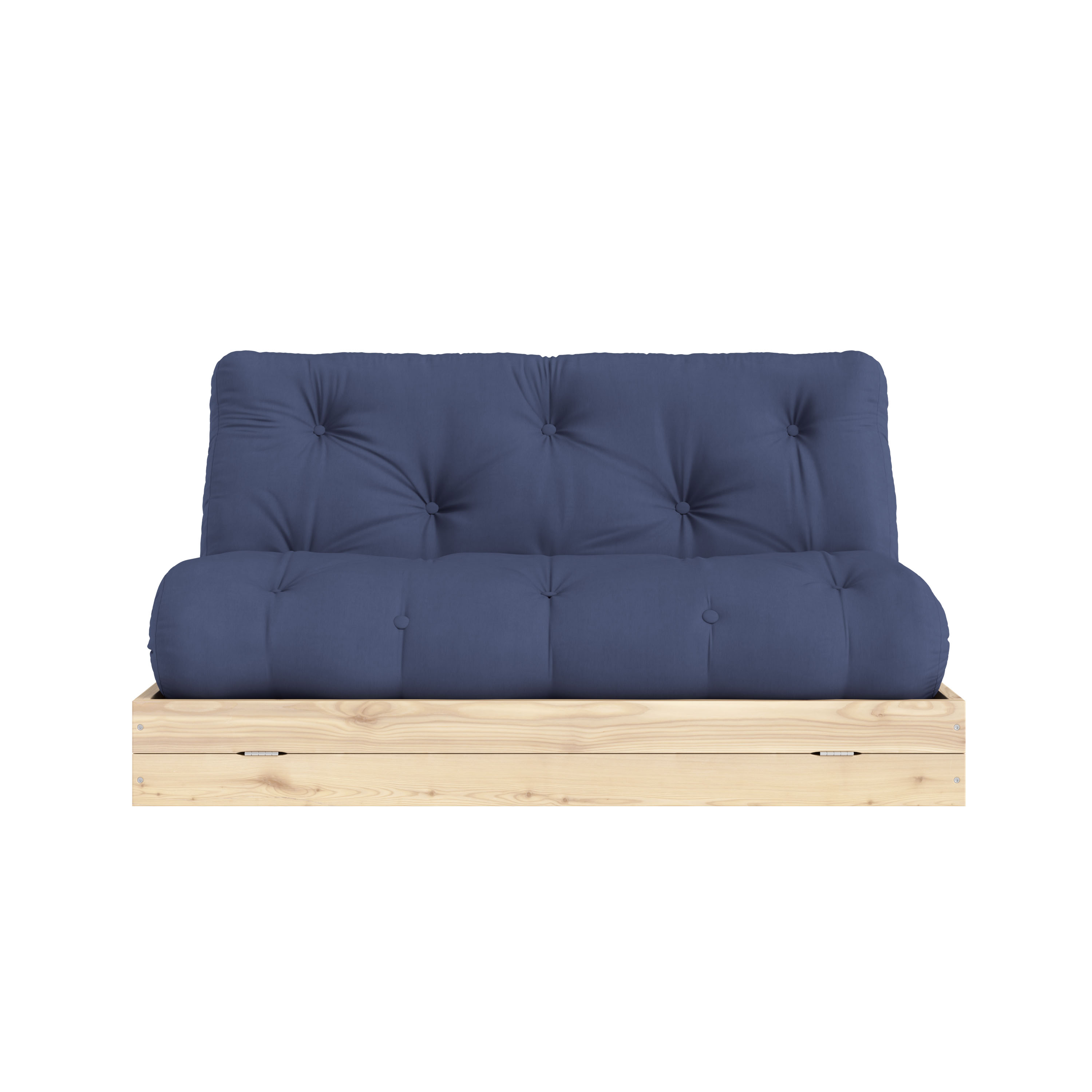 Karup Design Flip Vuodesohva Raw patjalla Petrol Blue 140x200