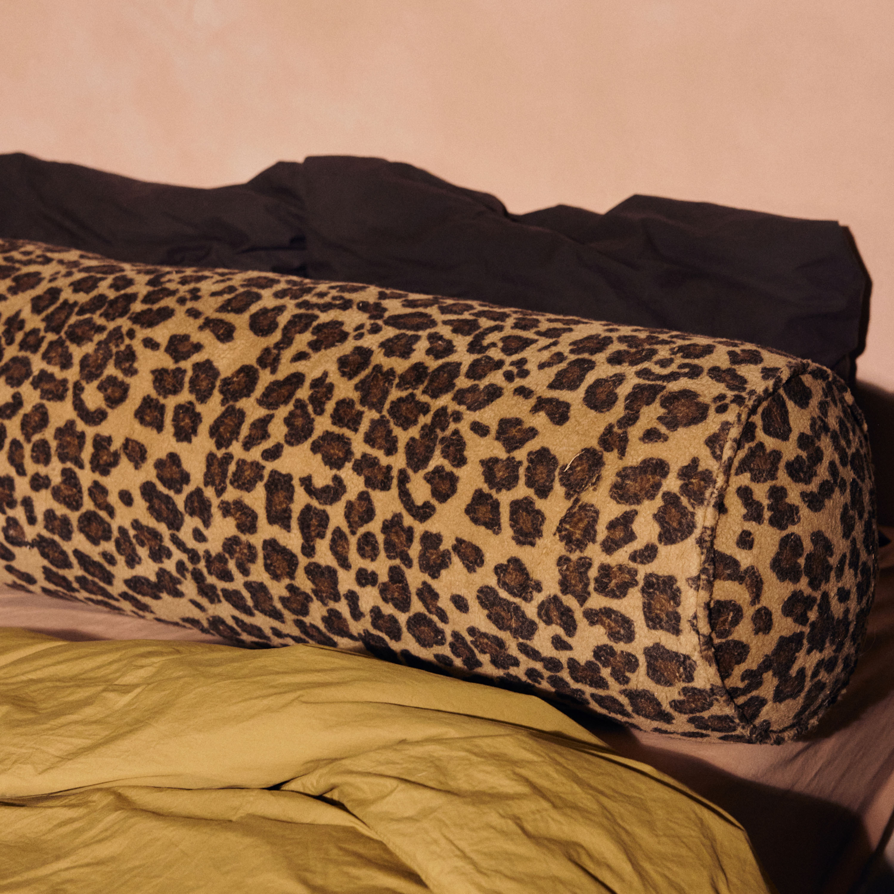 HKliving Bolster Prydnadskudde Panther 150x30cm