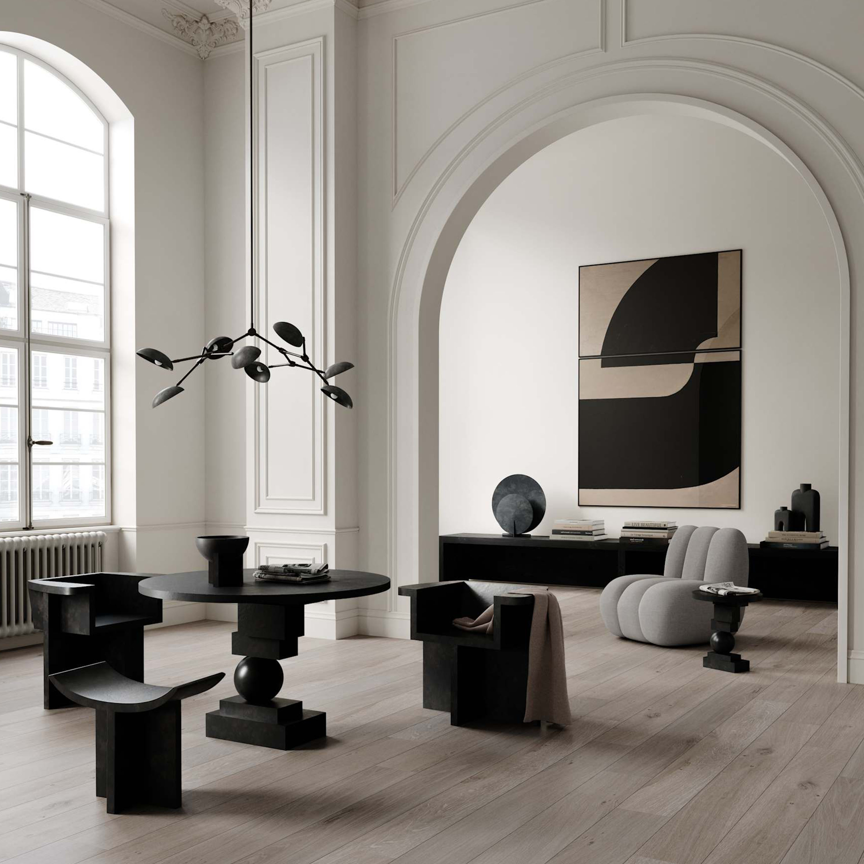 101 Copenhagen AD Golvlampa Oxidized