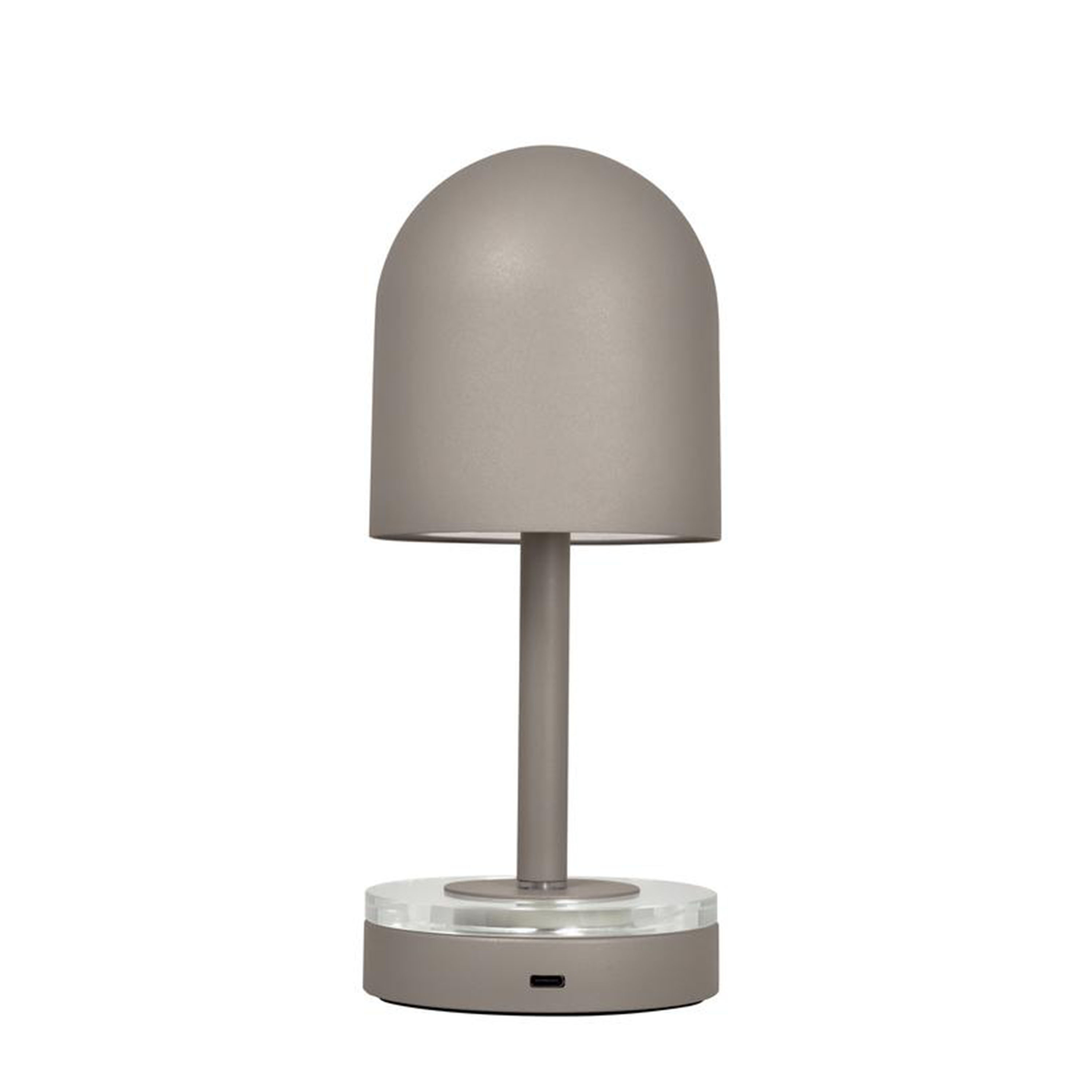 Luceo Kannettava Pöytävalaisin Taupe/Kirkas 24 cm