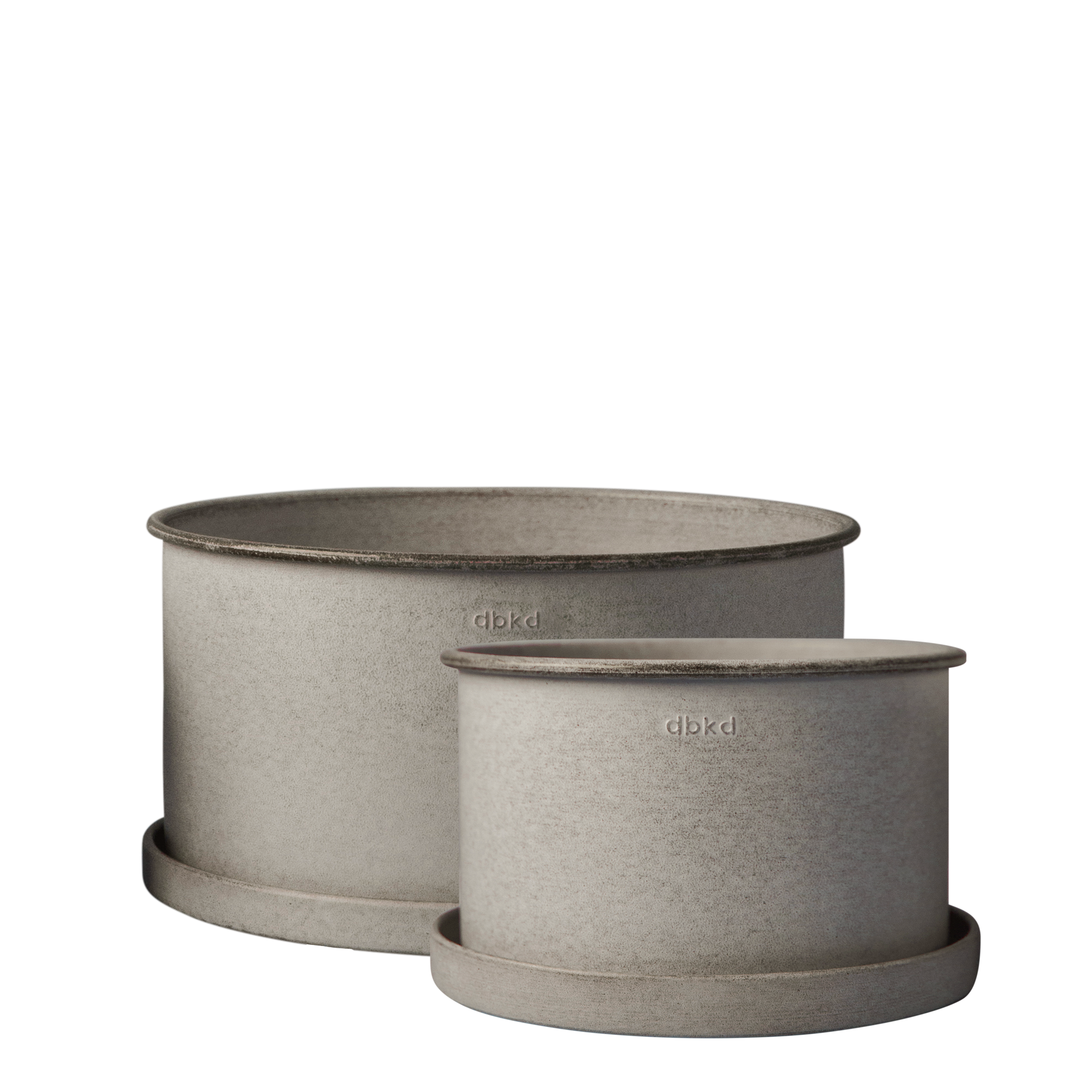 DBKD - Plant Bowl Topf Beige 2-pack - Blumentöpfe im Freien