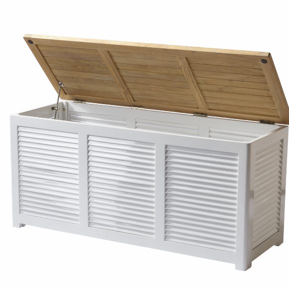 Cinas Classic Dynbox Teak/Vit 130cm