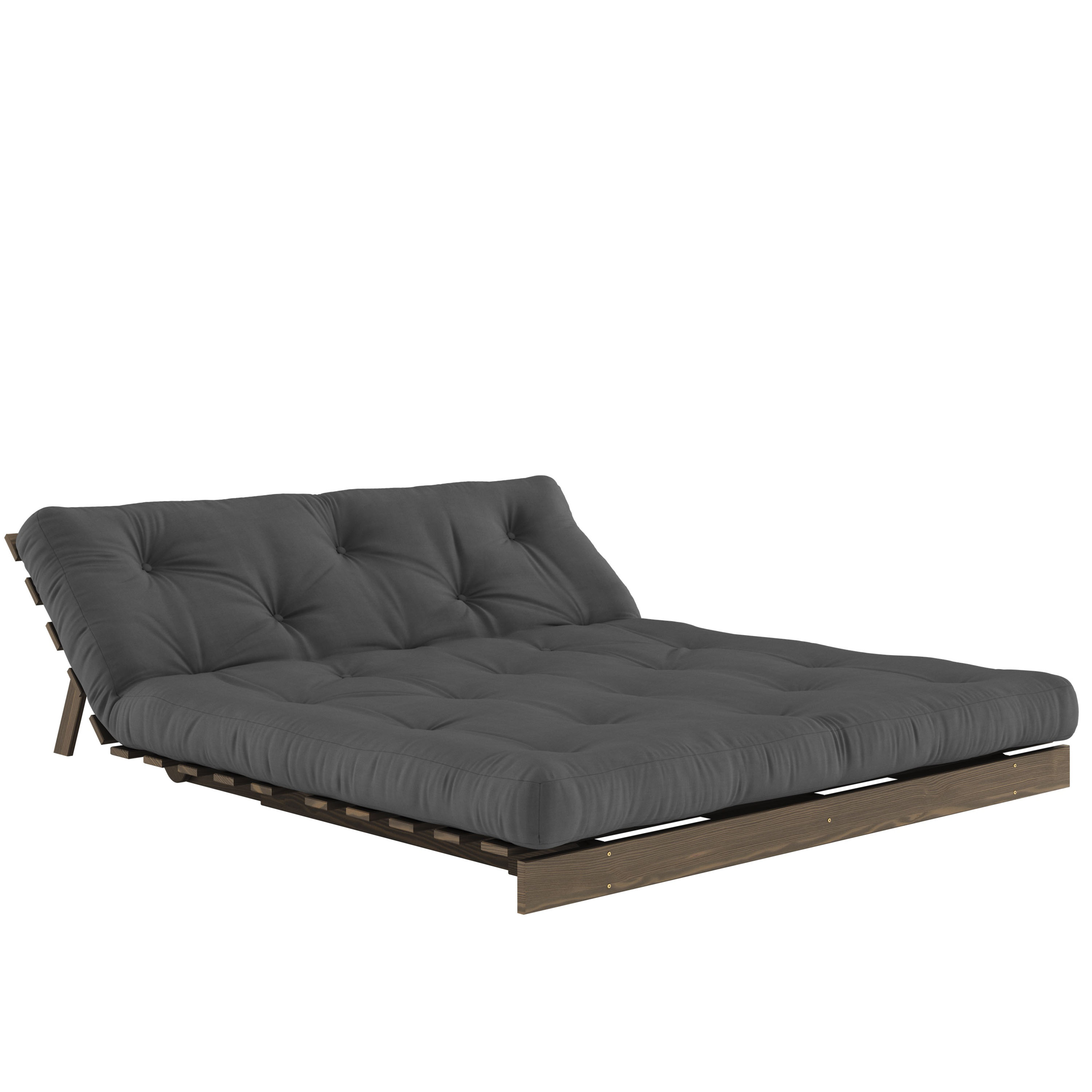 Karup Design Roots Vuodesohva Ruskea/Dark Grey 160cm
