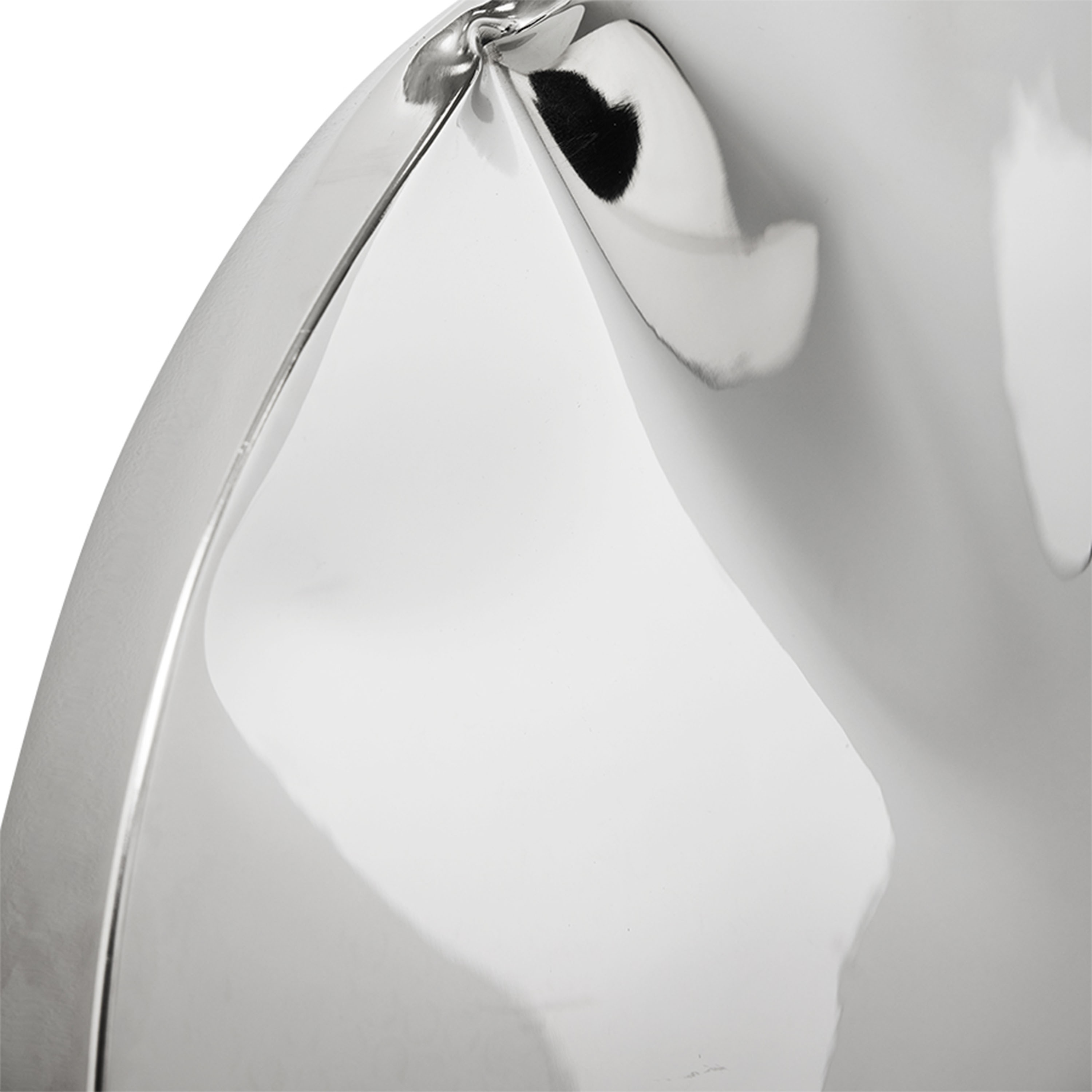 HKliving Dent Veggskulptur Chrome Ø68