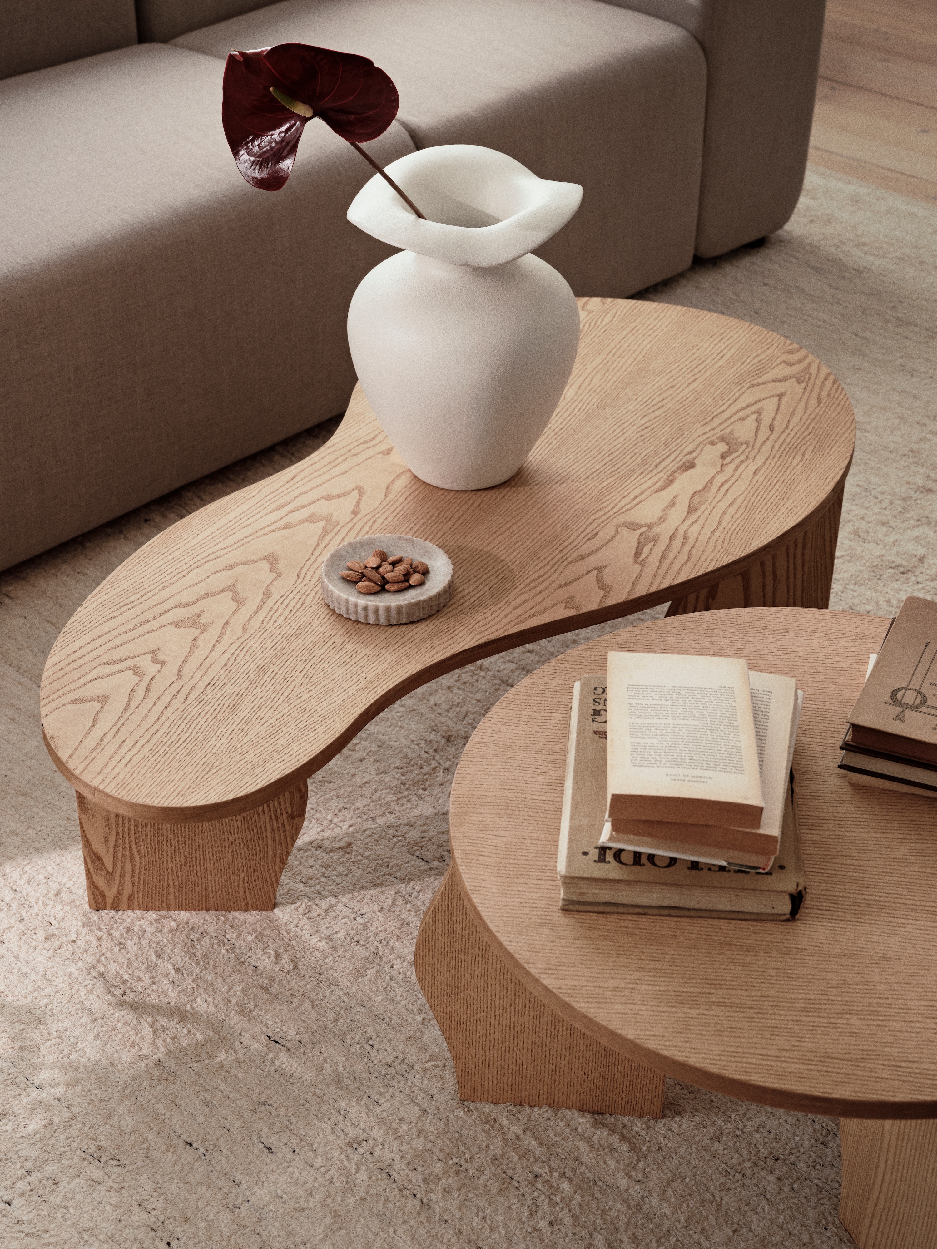 Broste Copenhagen Brook Soffbord Natural Ø60