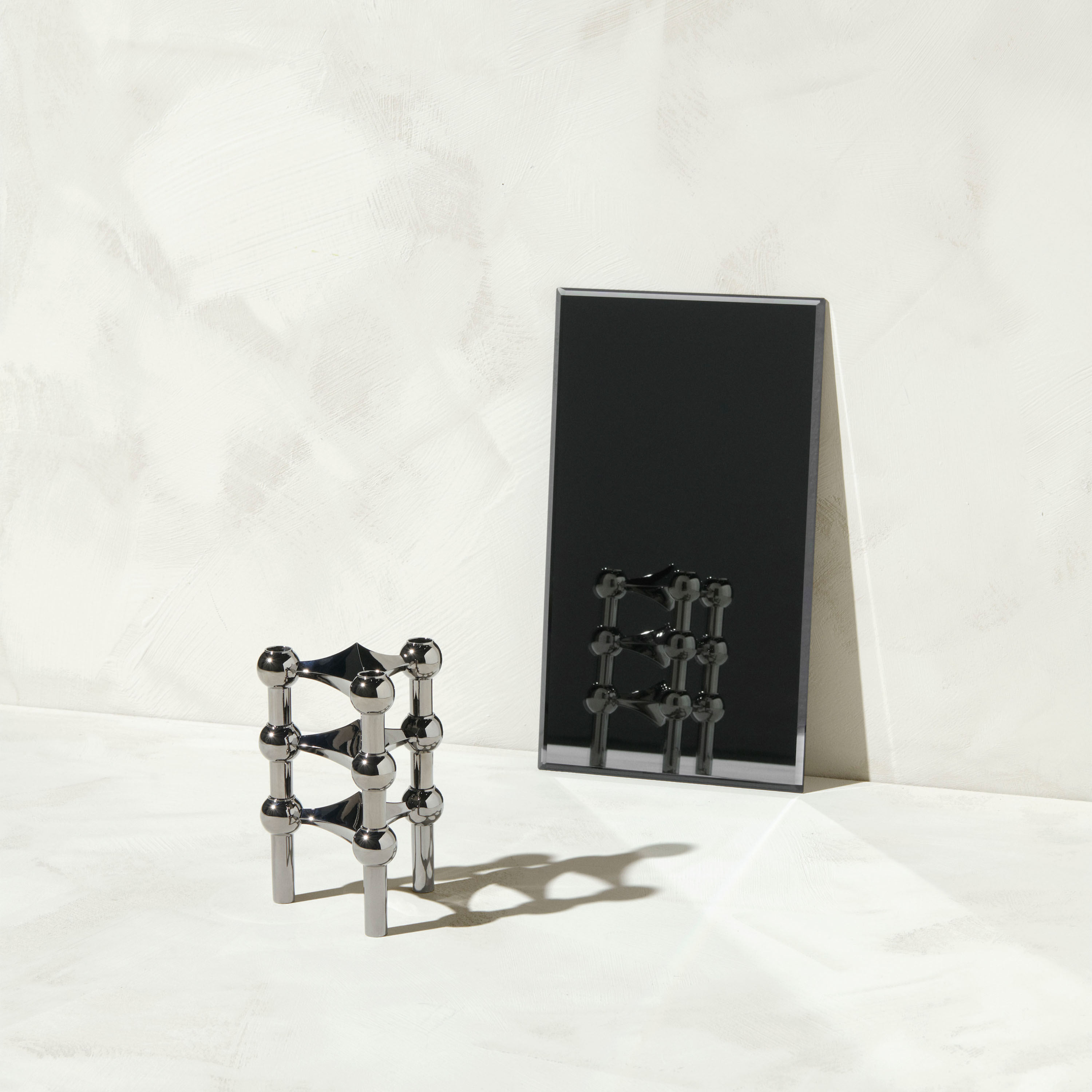 Stoff STOFF Nagel Lysestake Black Chrome