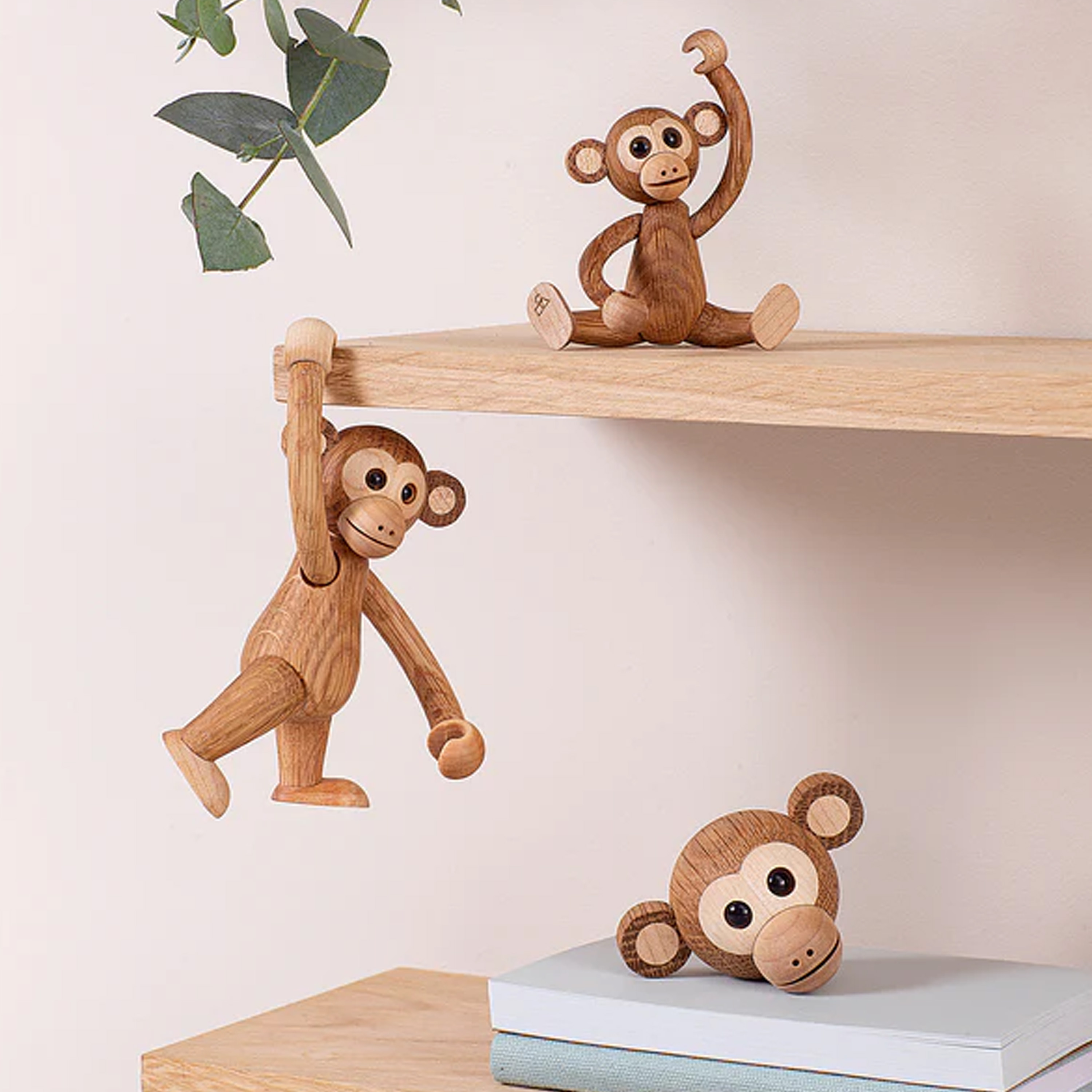 Spring Copenhagen Swing Affendekoration Eiche 8cm