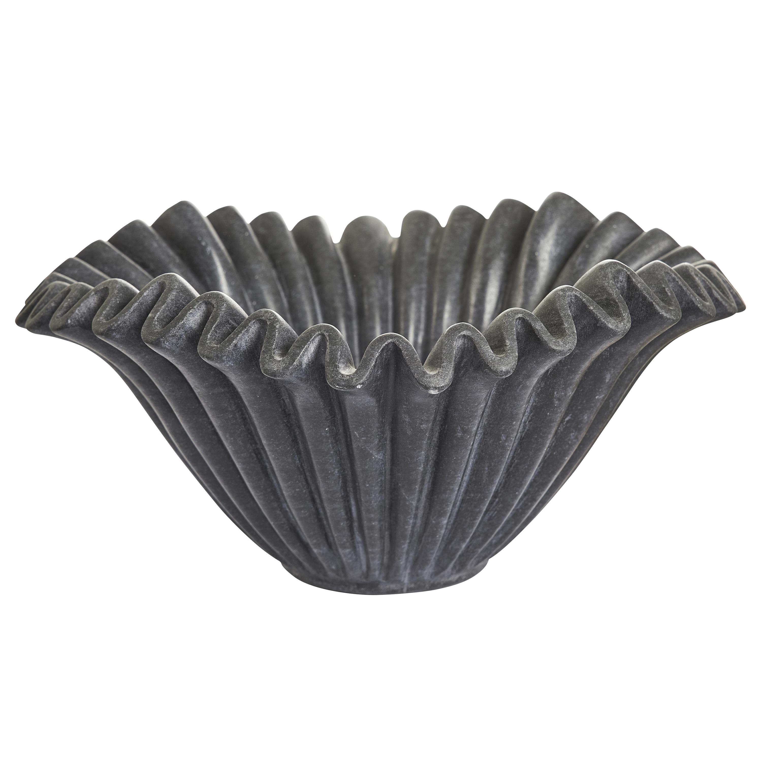 Anemone Skål Black 30cm