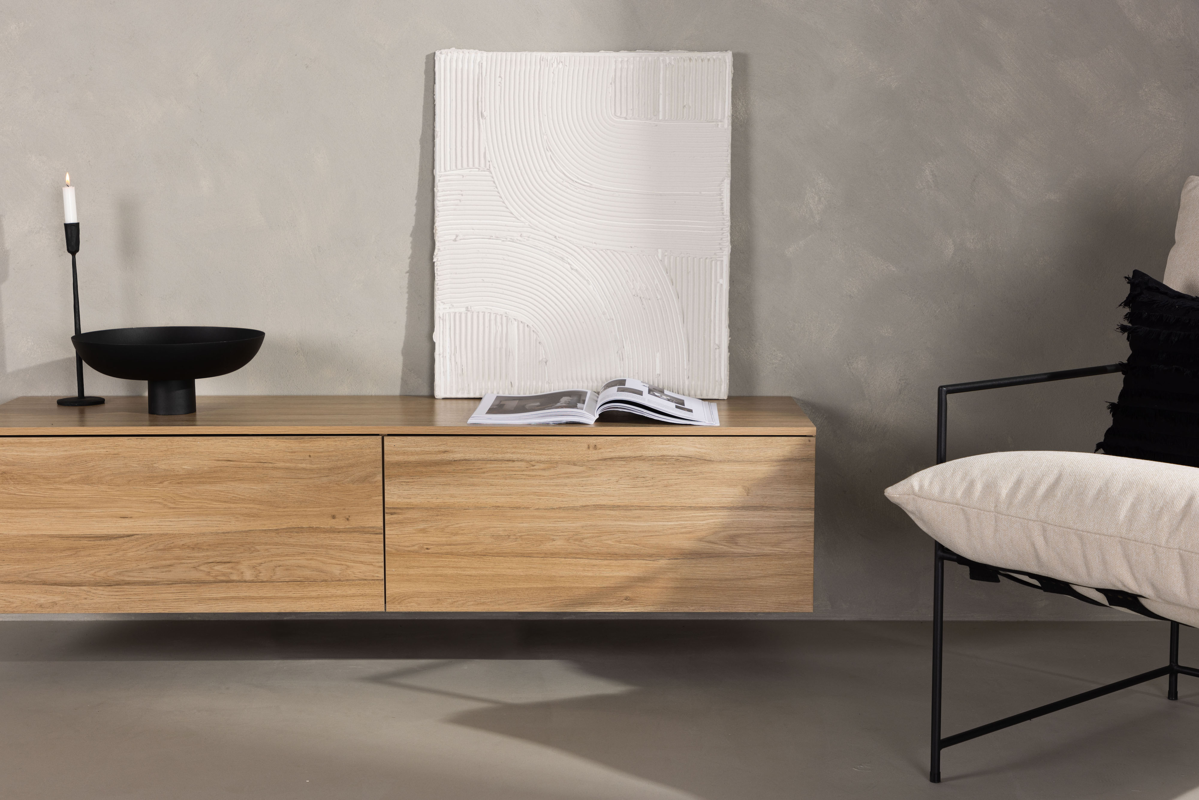 Venture Home Frihamn TV-bänk Ek