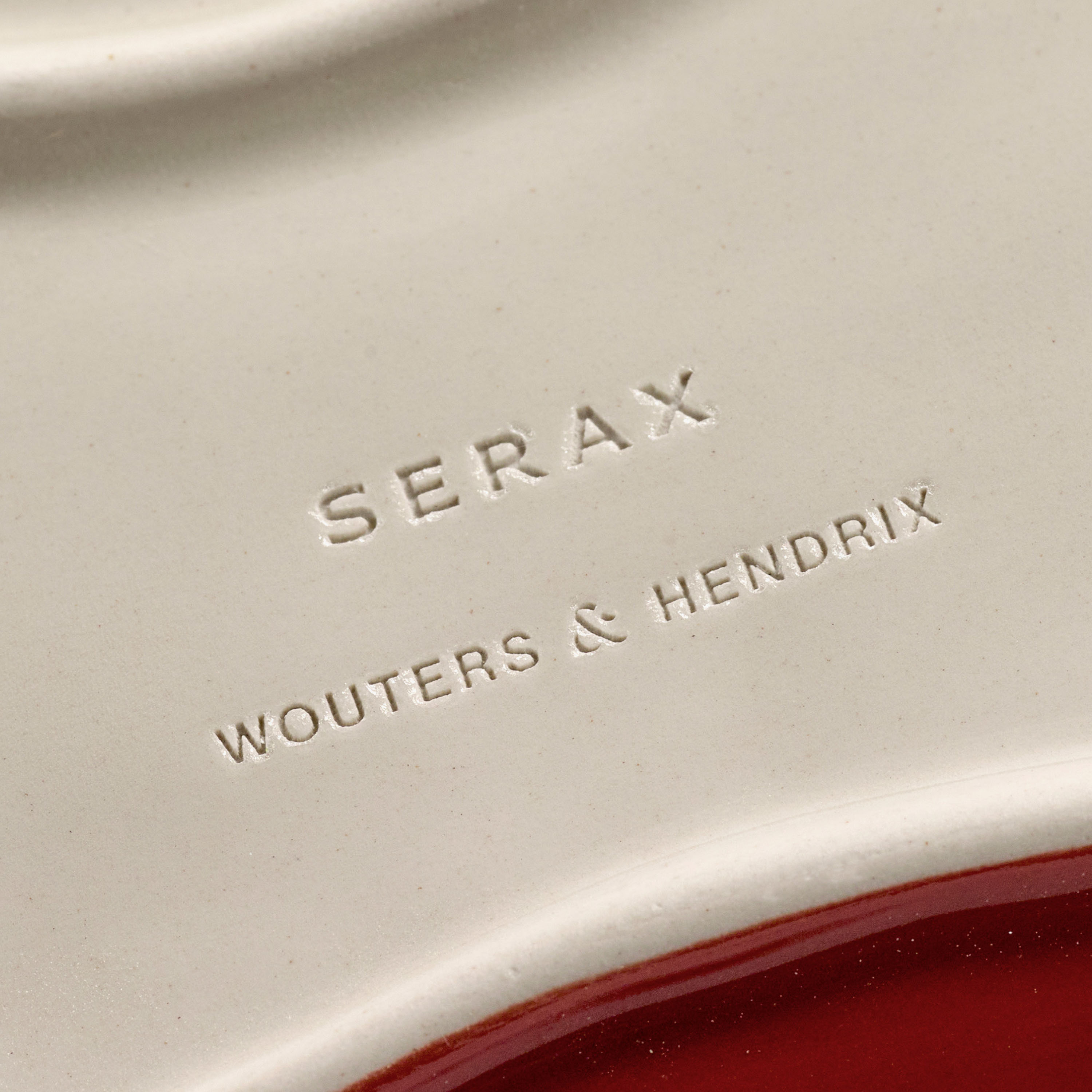 Serax Les Objets Mouleversants Skål White/Red 3-pack