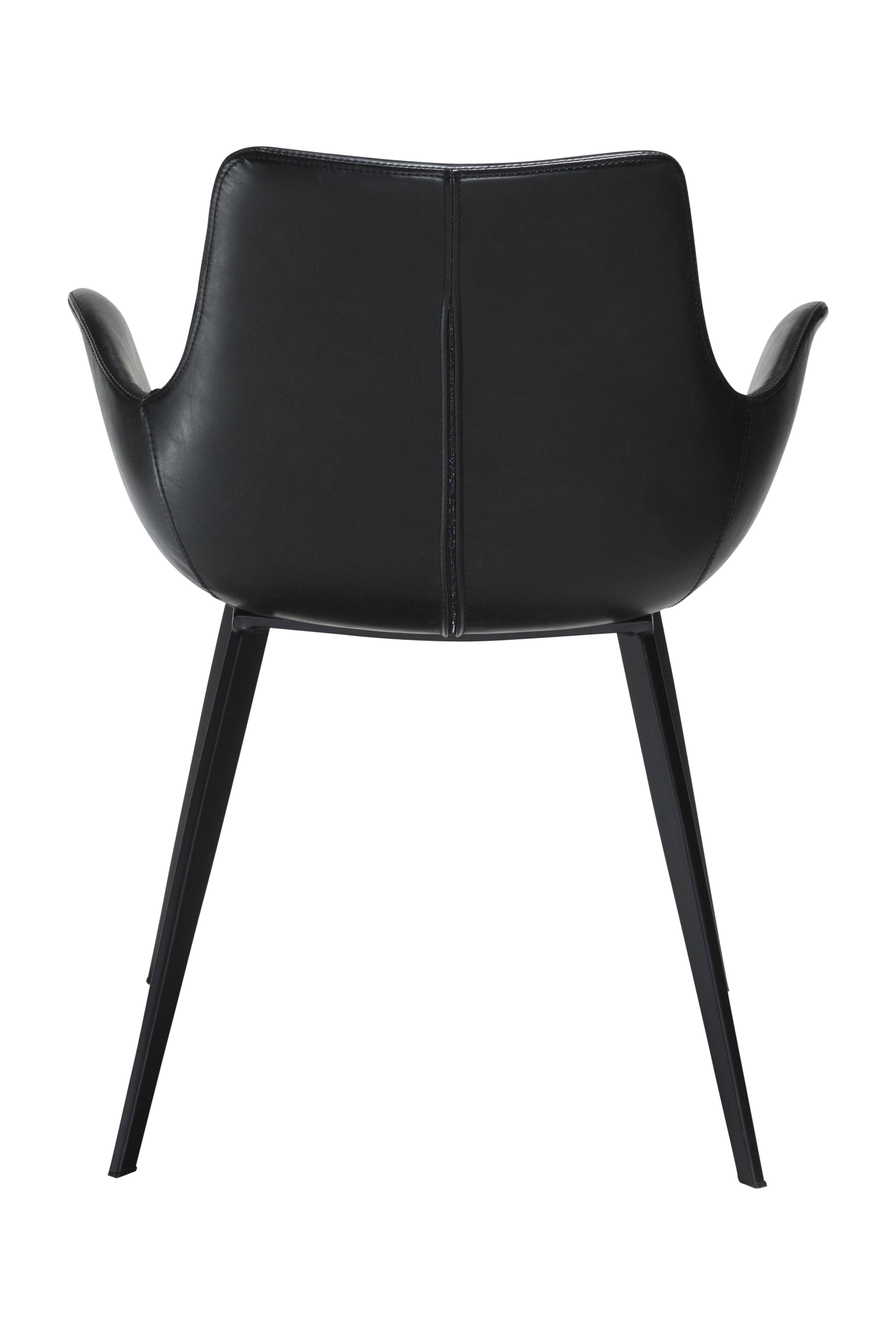 Dan Form Hype Armstuhl Kunstleder Schwarz/Schwarz