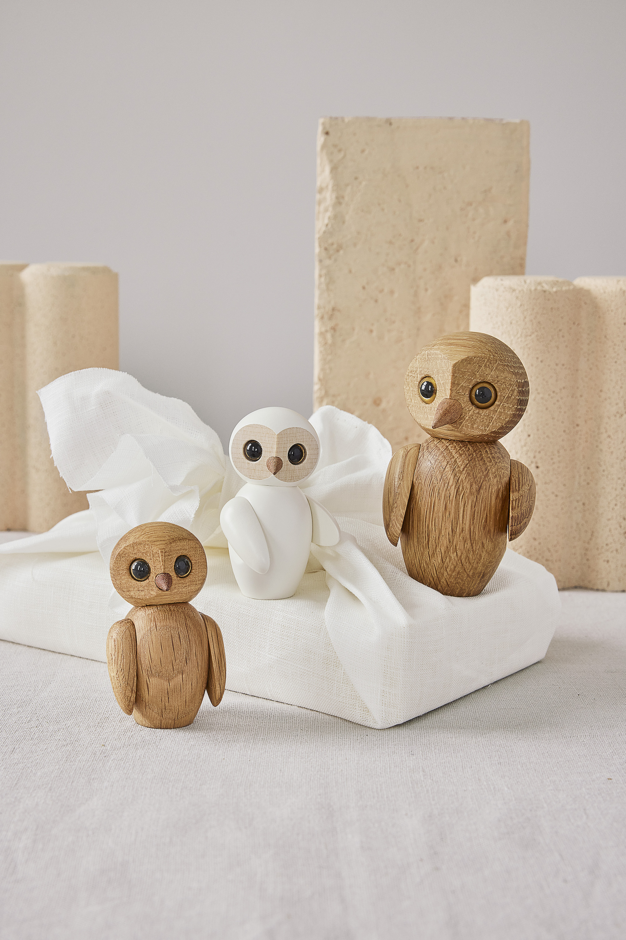 Spring Copenhagen Clever Ugle Dekorasjon Eik 10cm