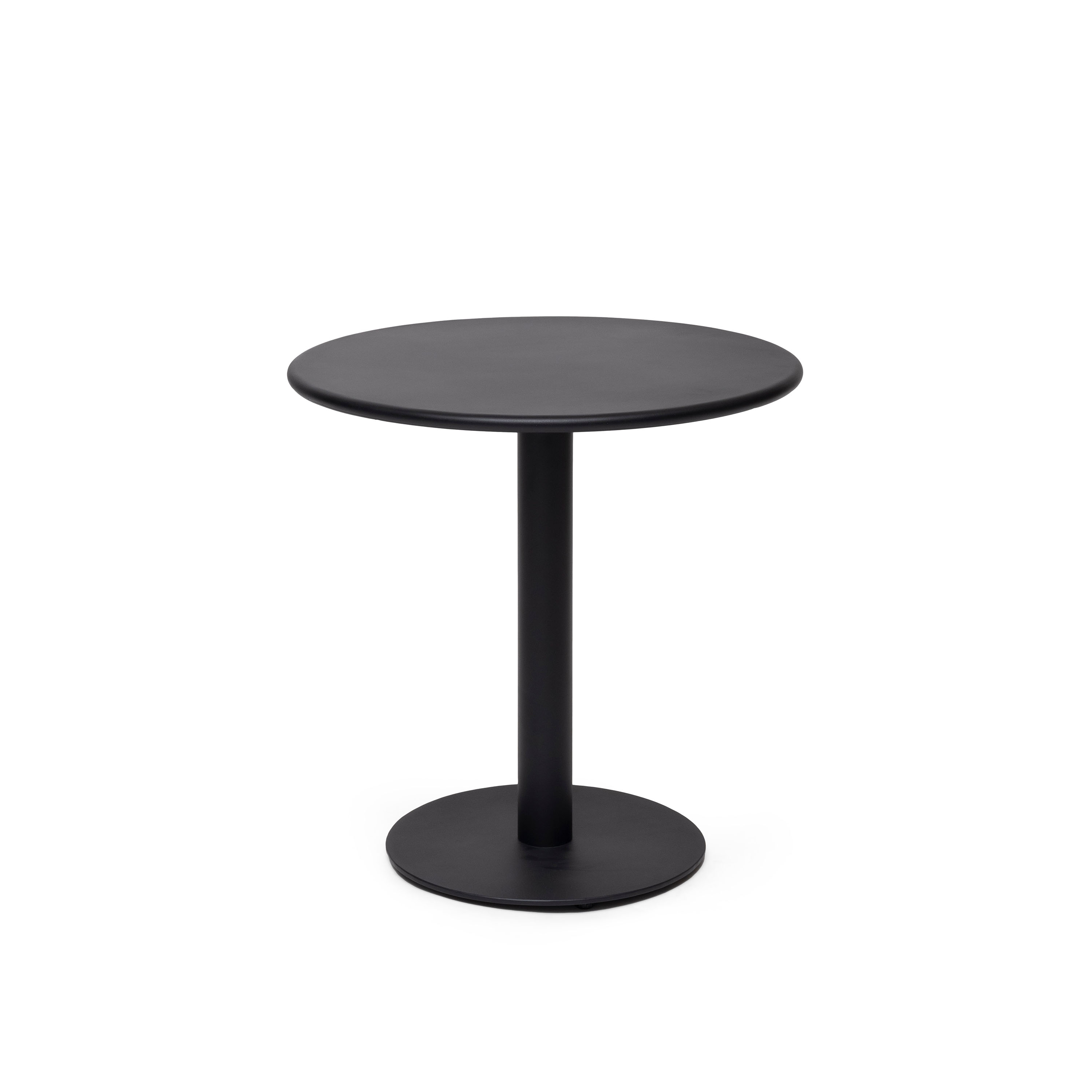 Näsby Cafétisch Schwarz Ø70