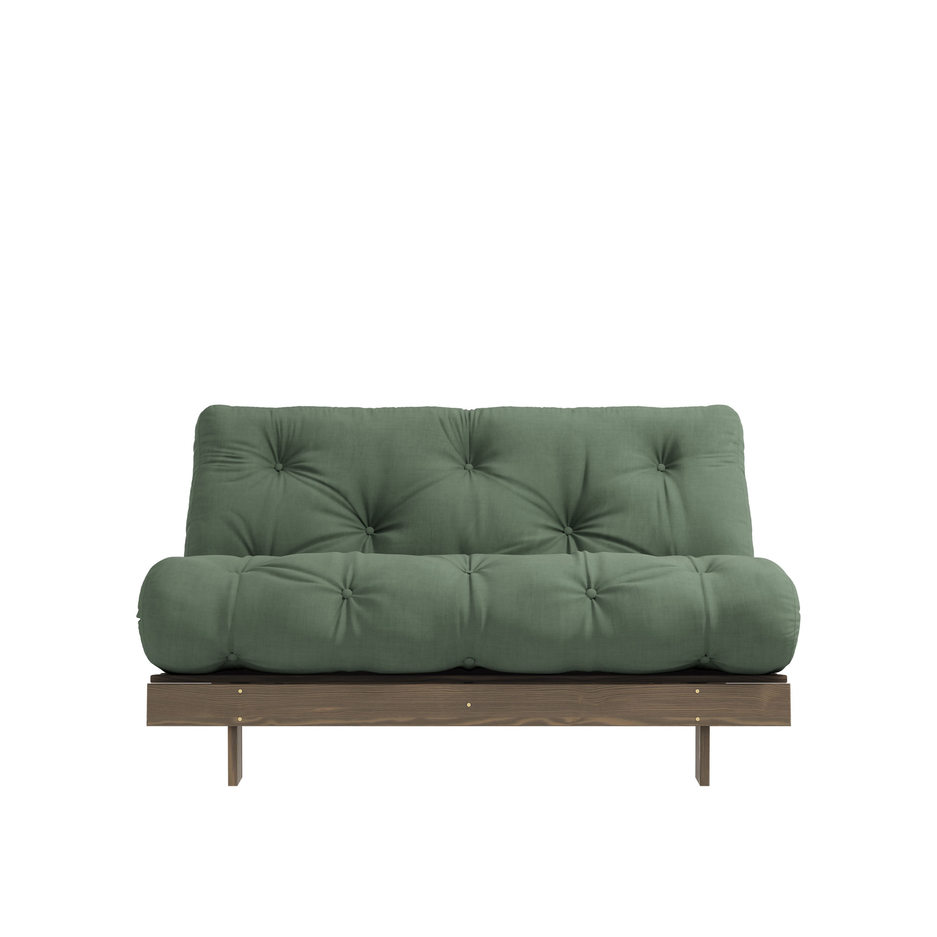 Karup Design Roots Vuodesohva Ruskea/Olive Green 140cm