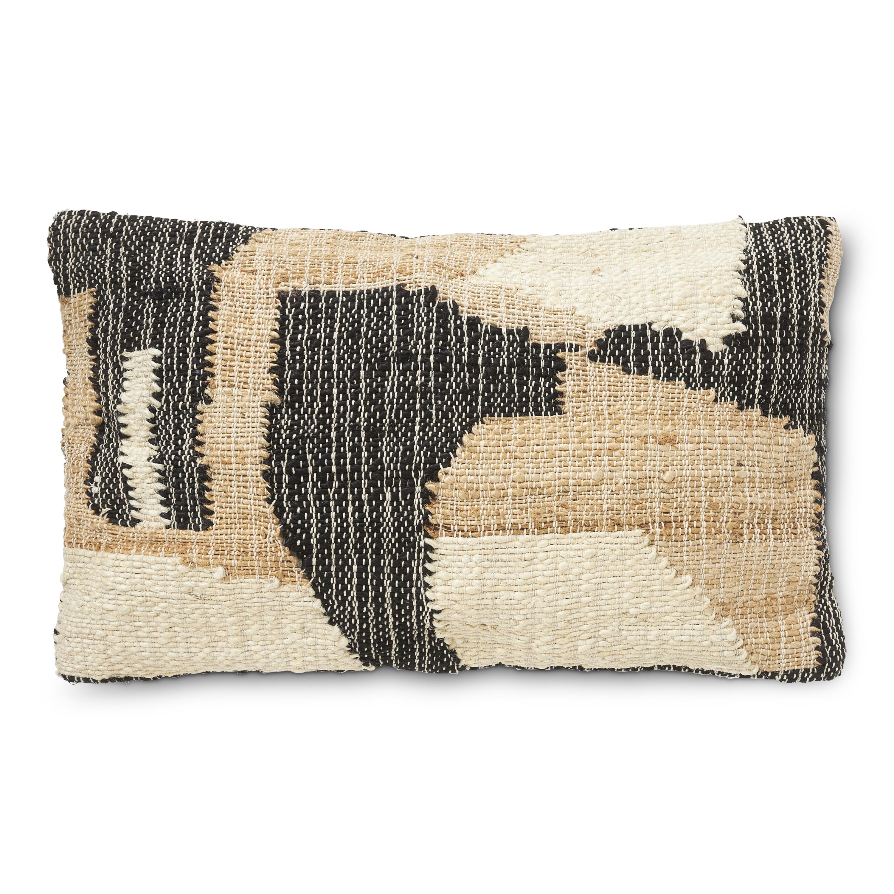 Jakobsdals - Yulia Kuddfodral Jute Beige/Svart 40x60