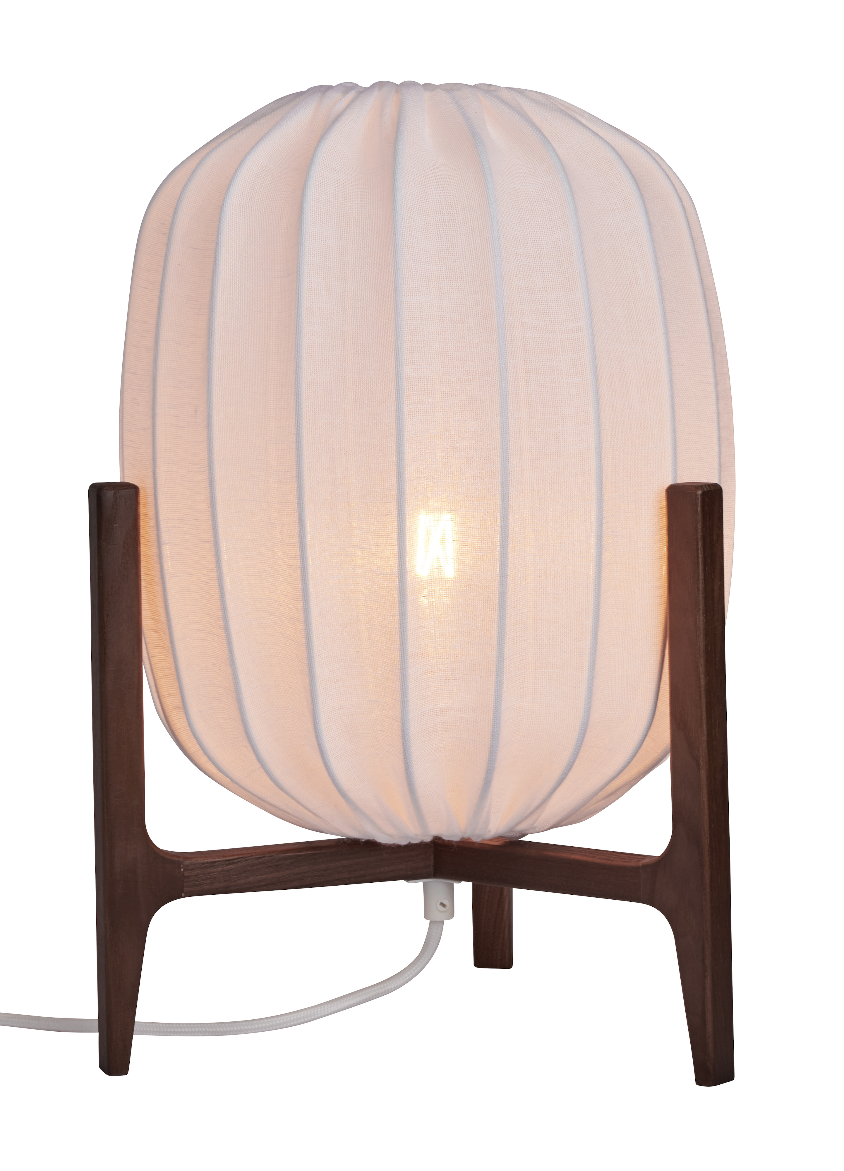 Watt &amp; Veke Prisma Bordlampe Dark Ash/White 41cm