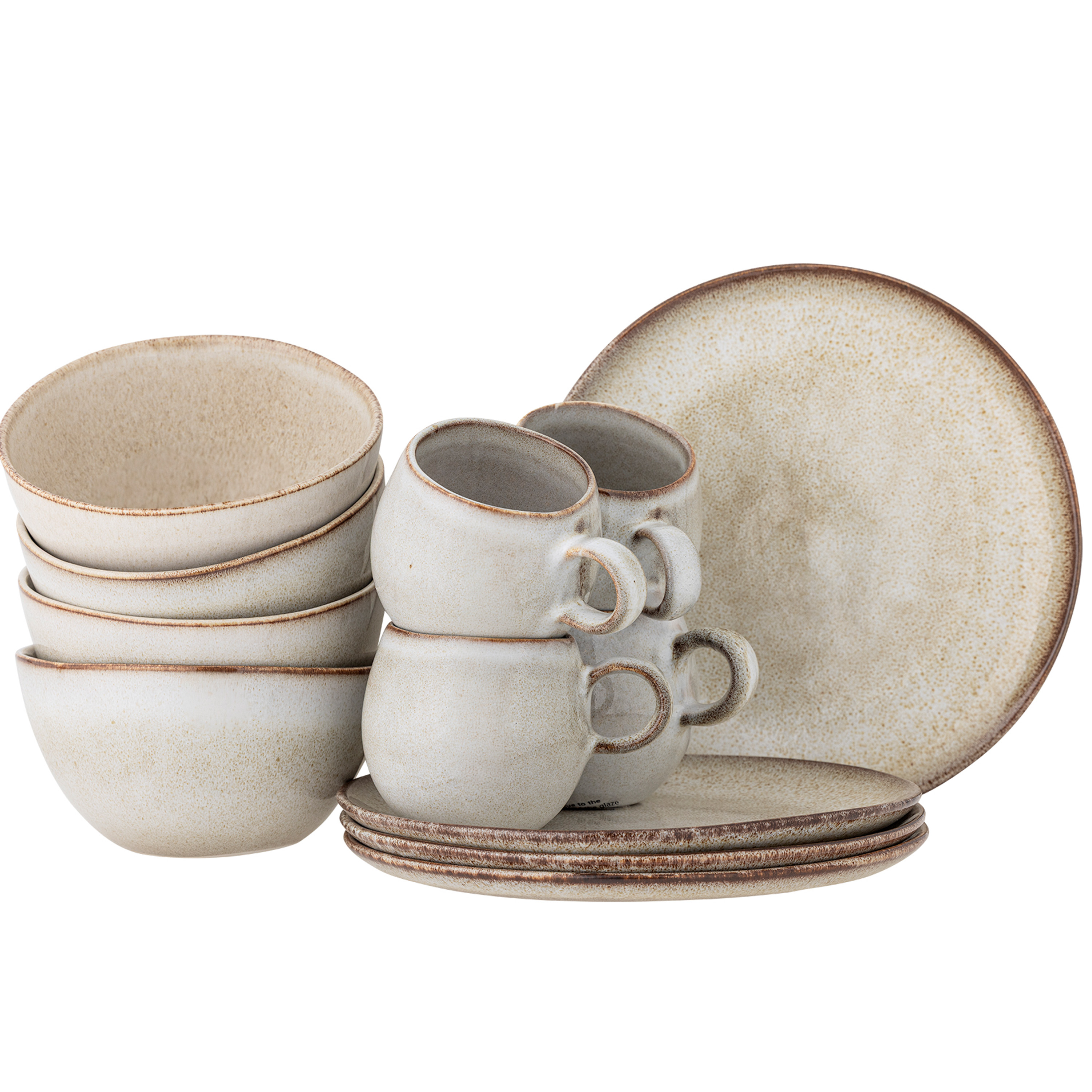 Sandrine Frokostsett Natur