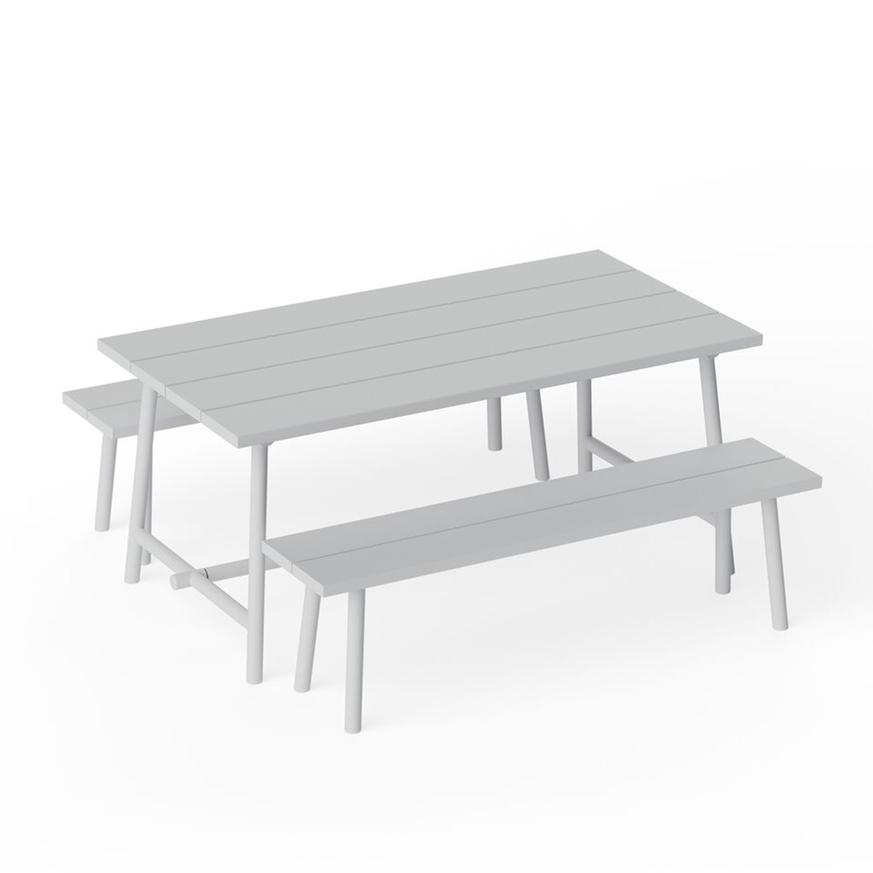 Fatboy Fred's Bänk Light Grey 160cm