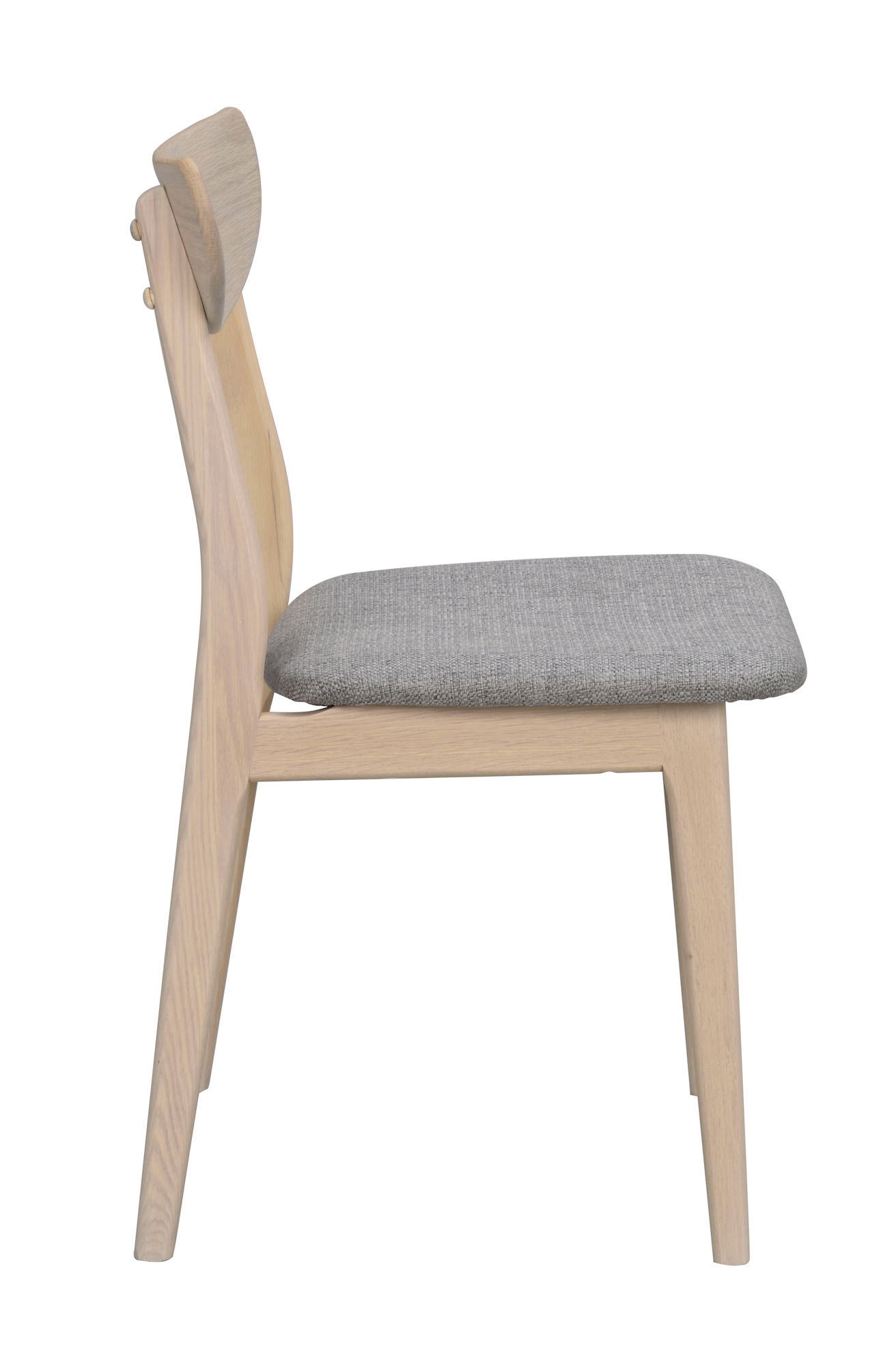 Rowico Home Rodham Matstol Vitpigment Ek/Ljusgrå