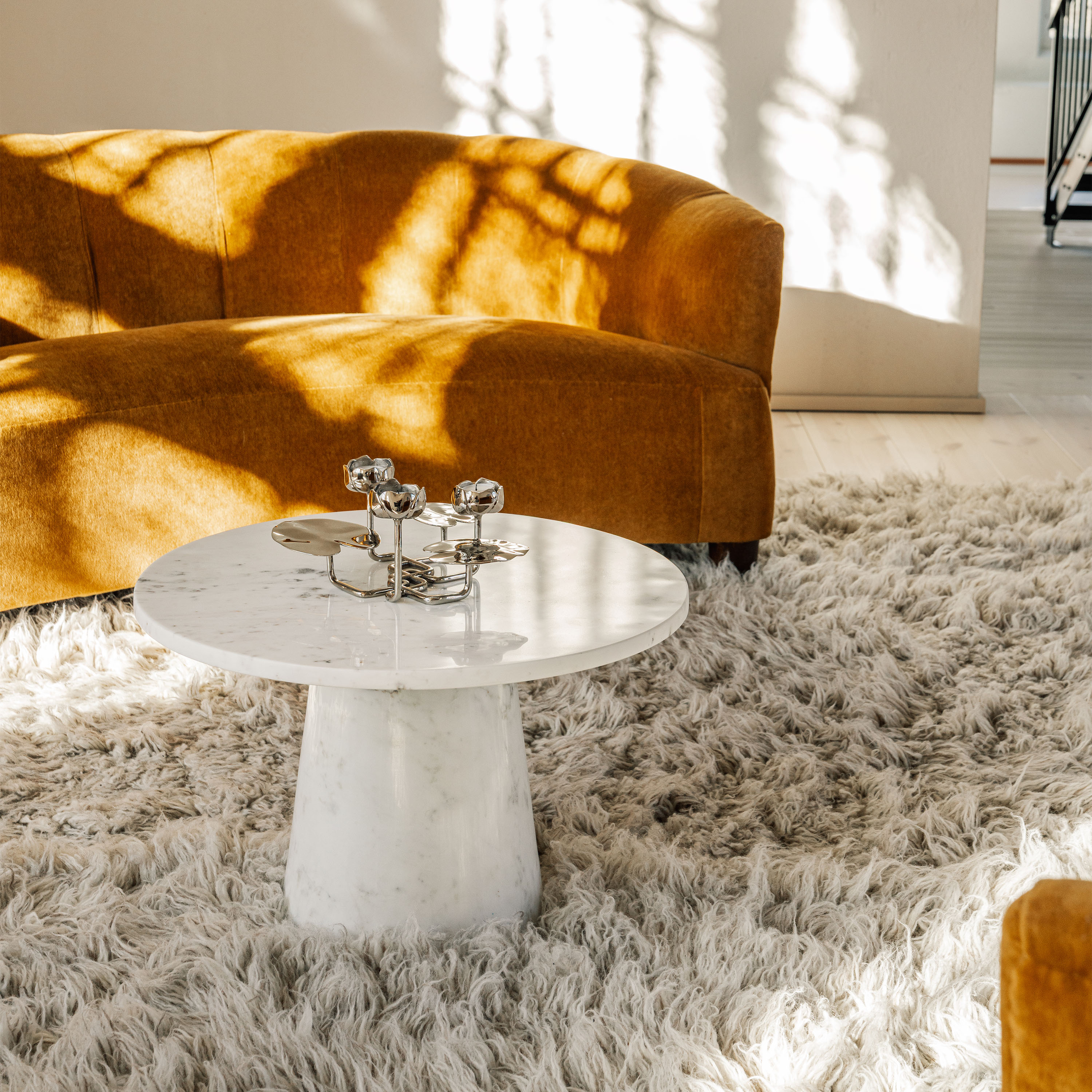 Hilke Collection Ninfea Ljusstake Silver Grande