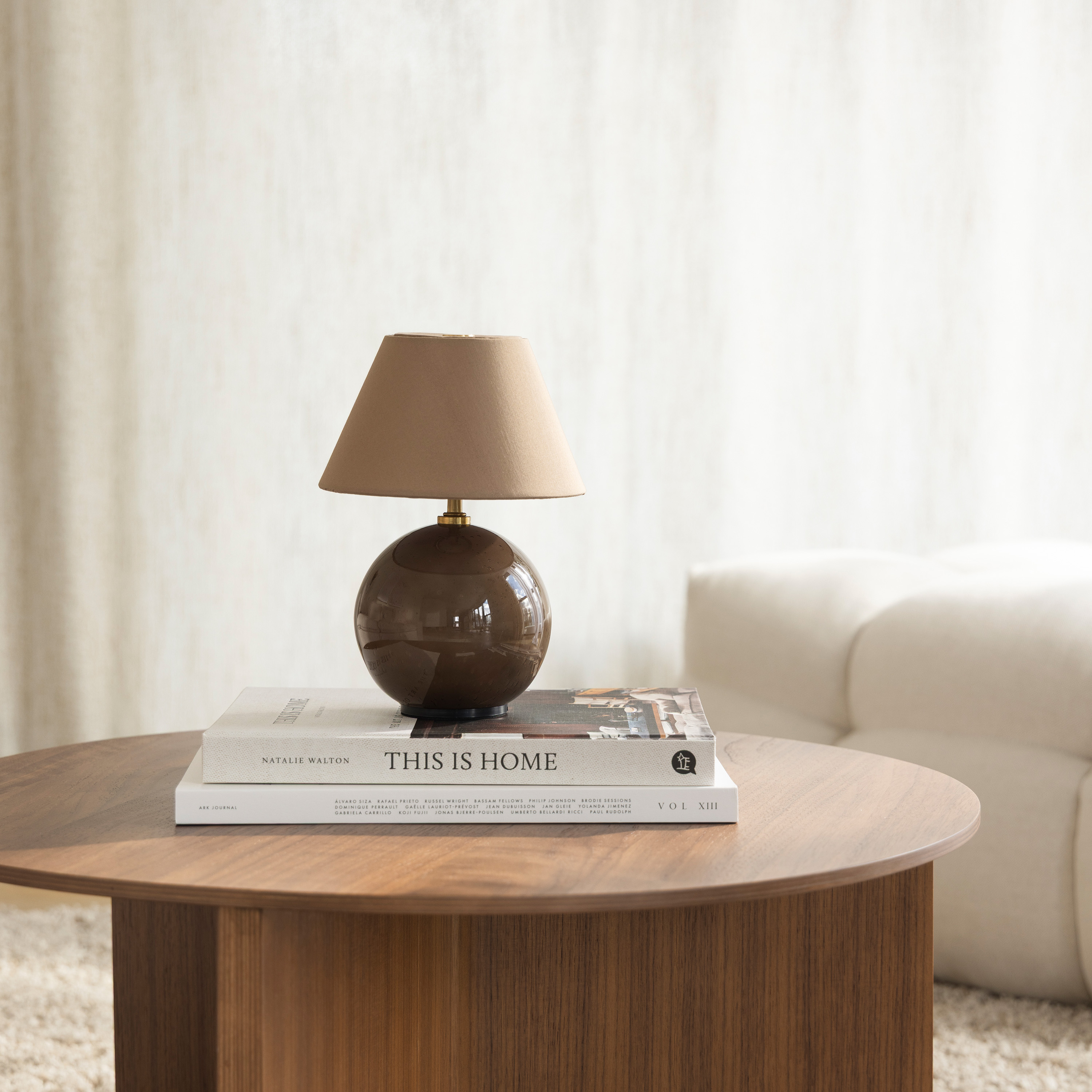 Globen Lighting Iris Portabel Bordslampa Mocha