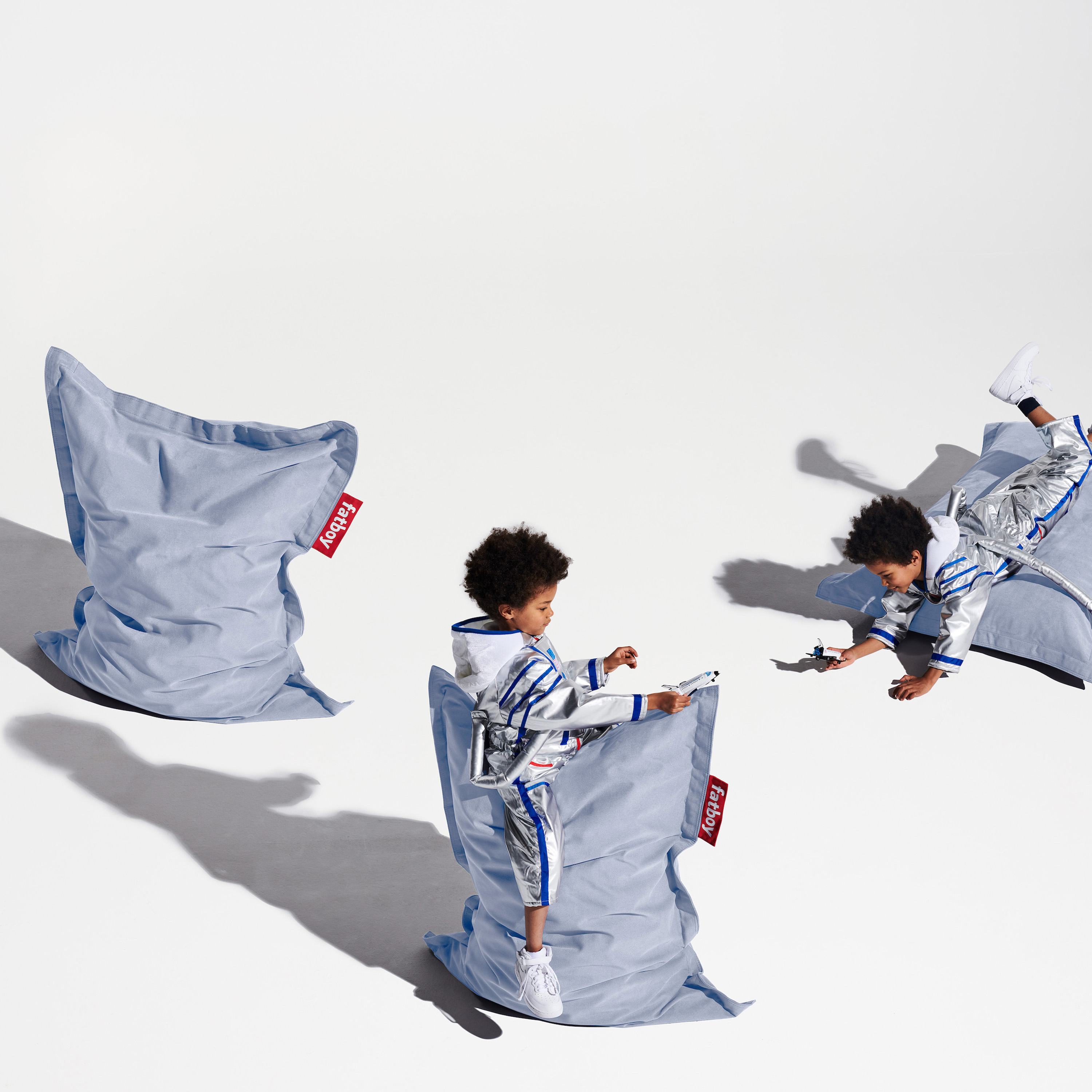 Fatboy Junior Stonewashed Sittepuff Misty Blue